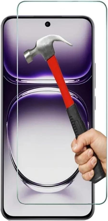 DL3 Mobilak Full Glass Screen Protector For OPPO Reno 12 Pro 5G - Tempered Glass, Full Glue Cover, Fingerprint Unlock - Clear