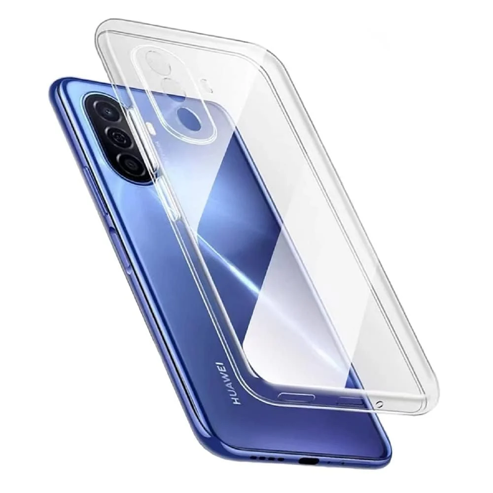 DL3 Mobilak Case Compatible with HUAWEI nova Y70 / Y70 Plus Case Crystal Soft TPU Gel Case Flexible Silicone Anti-Scratch Camera Protection TPU Cover - Clear