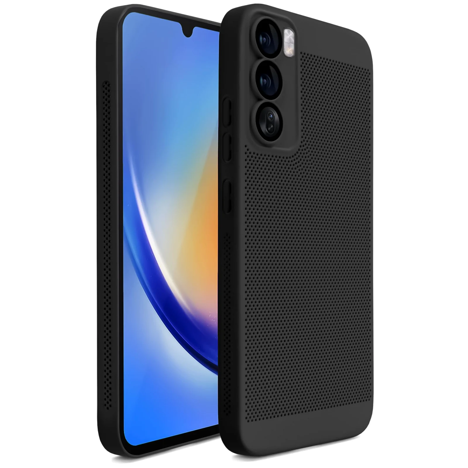 DL3 Mobilak PC Protective Case for OPPO Reno 12 5G with Camera Protection and Shockproof Design