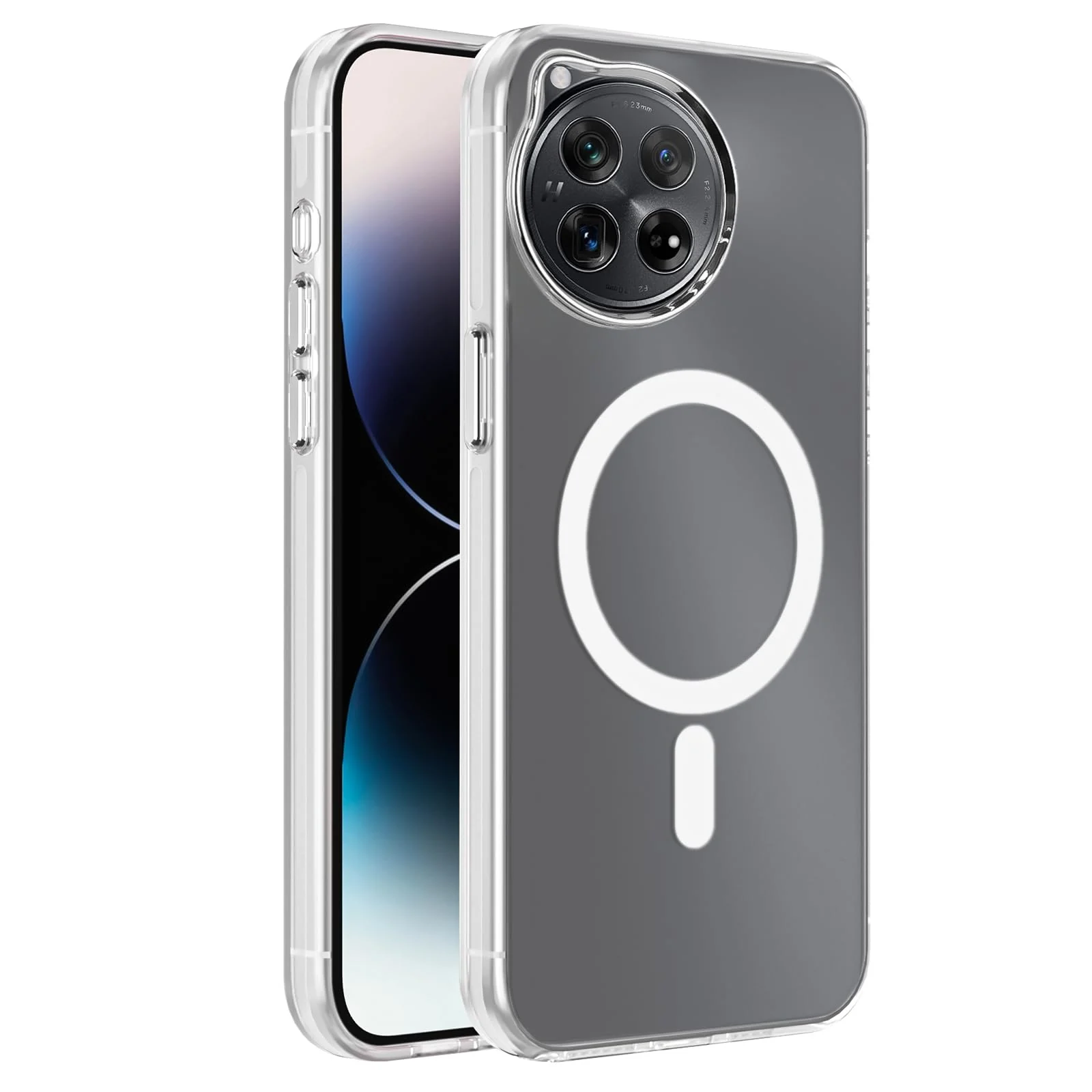 DL3 Mobilak Case For OnePlus 12 5G Case Crystal [Not Compatible with MagSafe] Soft TPU Gel Case Flexible Silicone Anti-Scratch TPU Cover - Clear