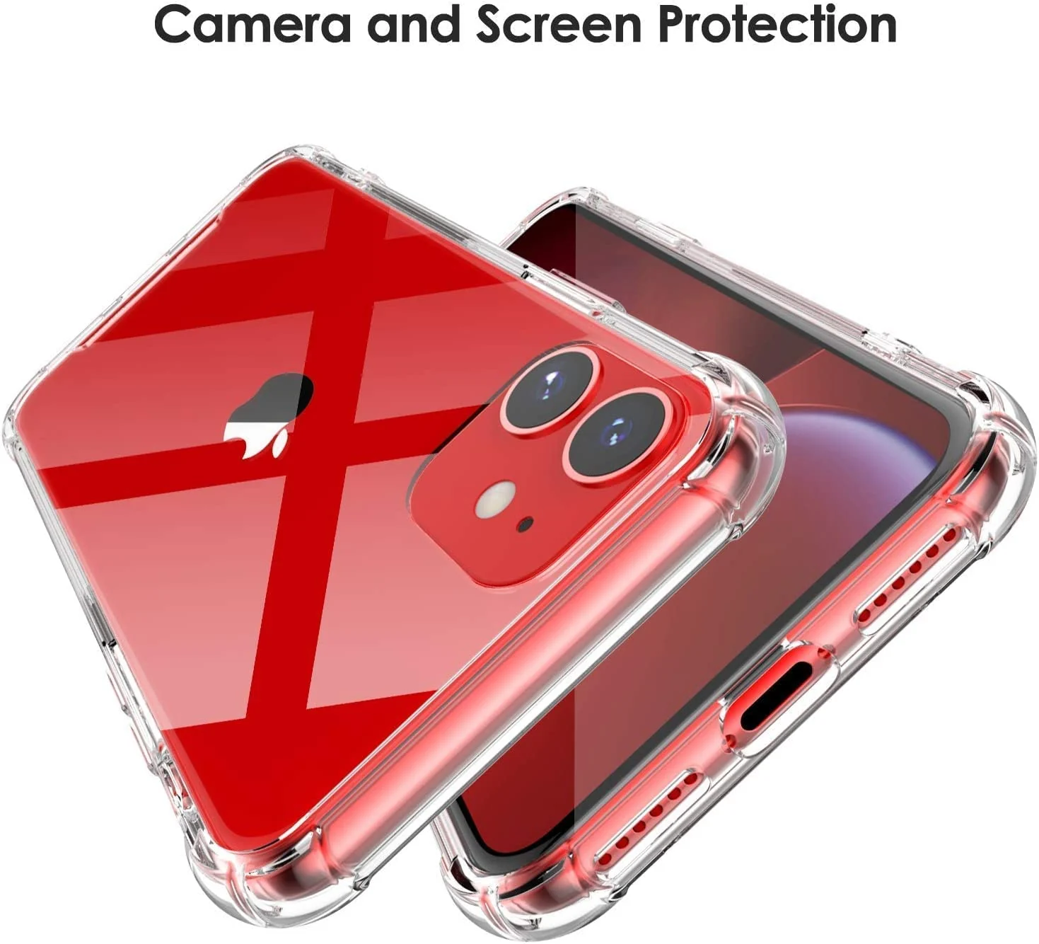 DL3 Mobilak Case Compatible with iPhone 11 Cover Silicone TPU Gorilla Anti-shock Shockproof Corners - Clear