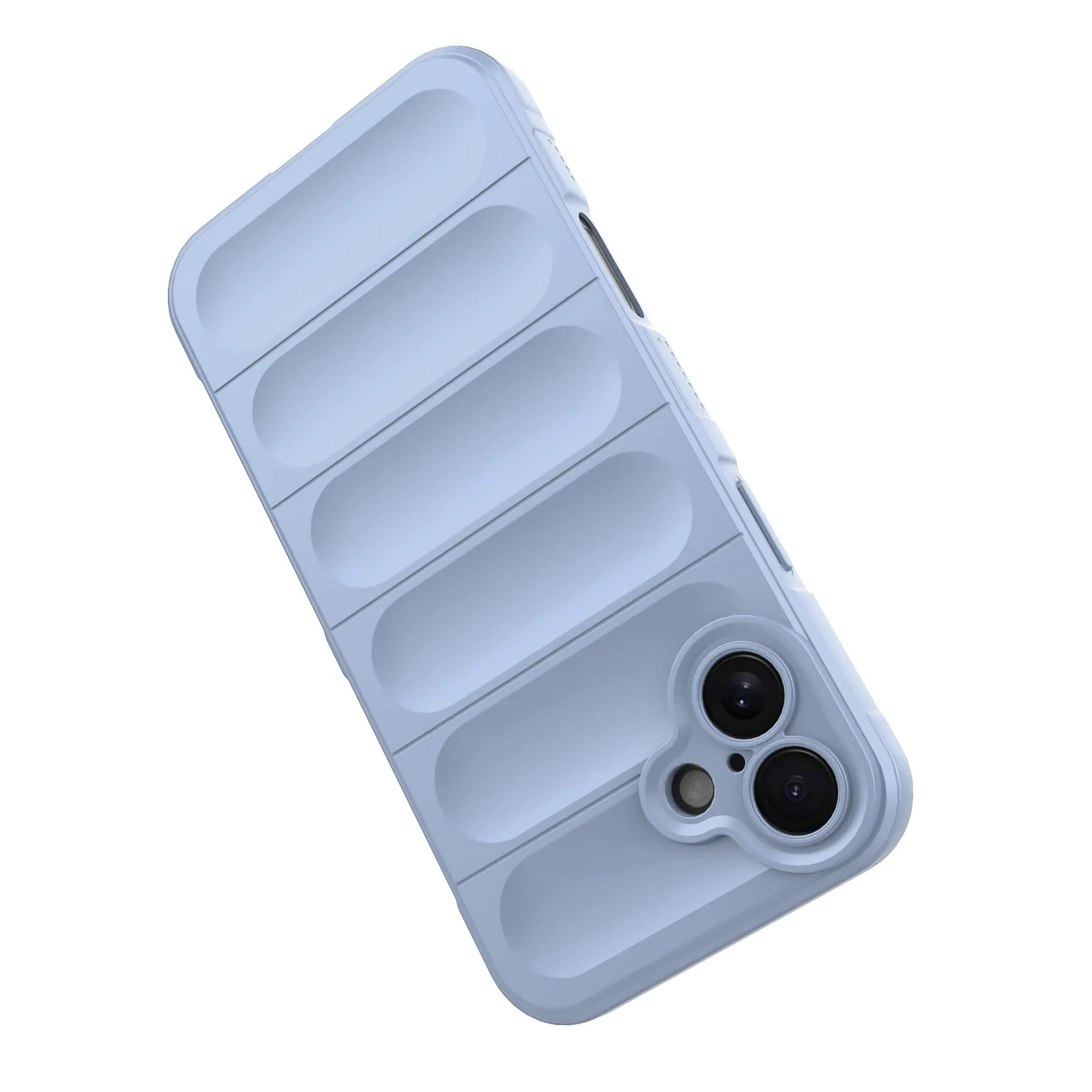 DL3 Mobilak Rugged Protective Case for iPhone 16 6.1-Inch, Camera protection, Shock-absorbing protection, Non-slip grip - Baby Blue
