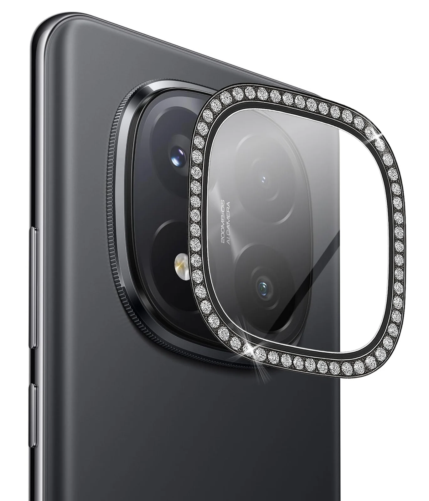 DL3 Mobilak Camera Lens Protector for Xiaomi Redmi Note 14 Pro+ Plus 5G Accessories, 9H Tempered Glass Metal Individual Ring Camera Cover Screen Protector, Case Friendly, Anti Scratch