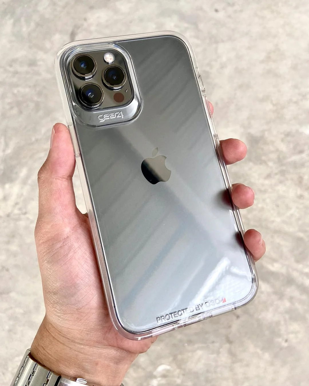 DL3 Mobilak Clear Protective Case for iPhone 13, iPhone 14 - Clear