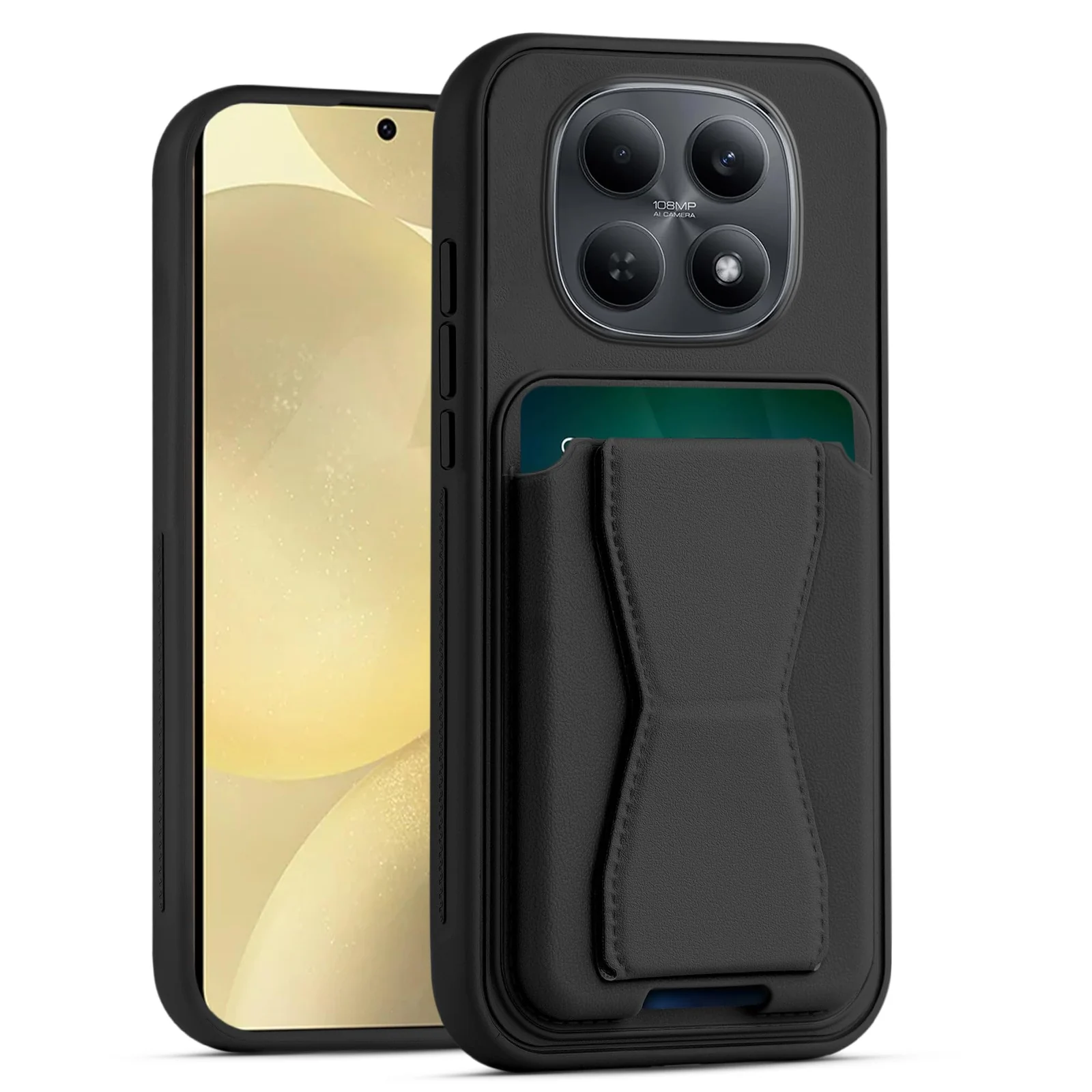 DL3 Mobilak Leather Wallet Case with Card Holder and Stand for Xiaomi Redmi Note 15 Pro 5G