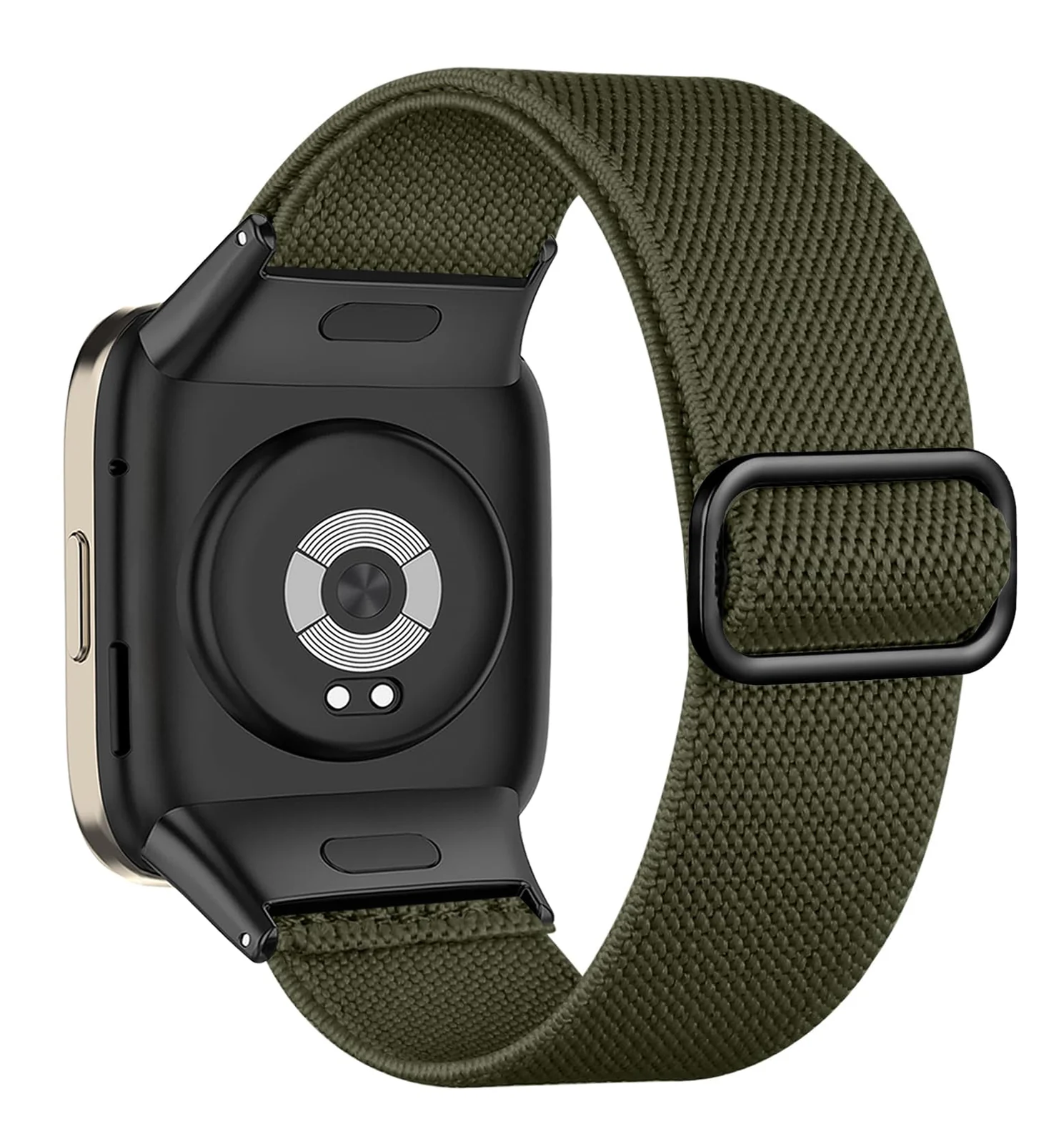 DL3 Mobilak Elastic Straps Compatible with Xiaomi Redmi Watch 3 (Not for Redmi Watch 3 Lite/Active) Men Women, Adjustable Stretchy Bracelets Sport Nylon Replacement Bracelet - Green