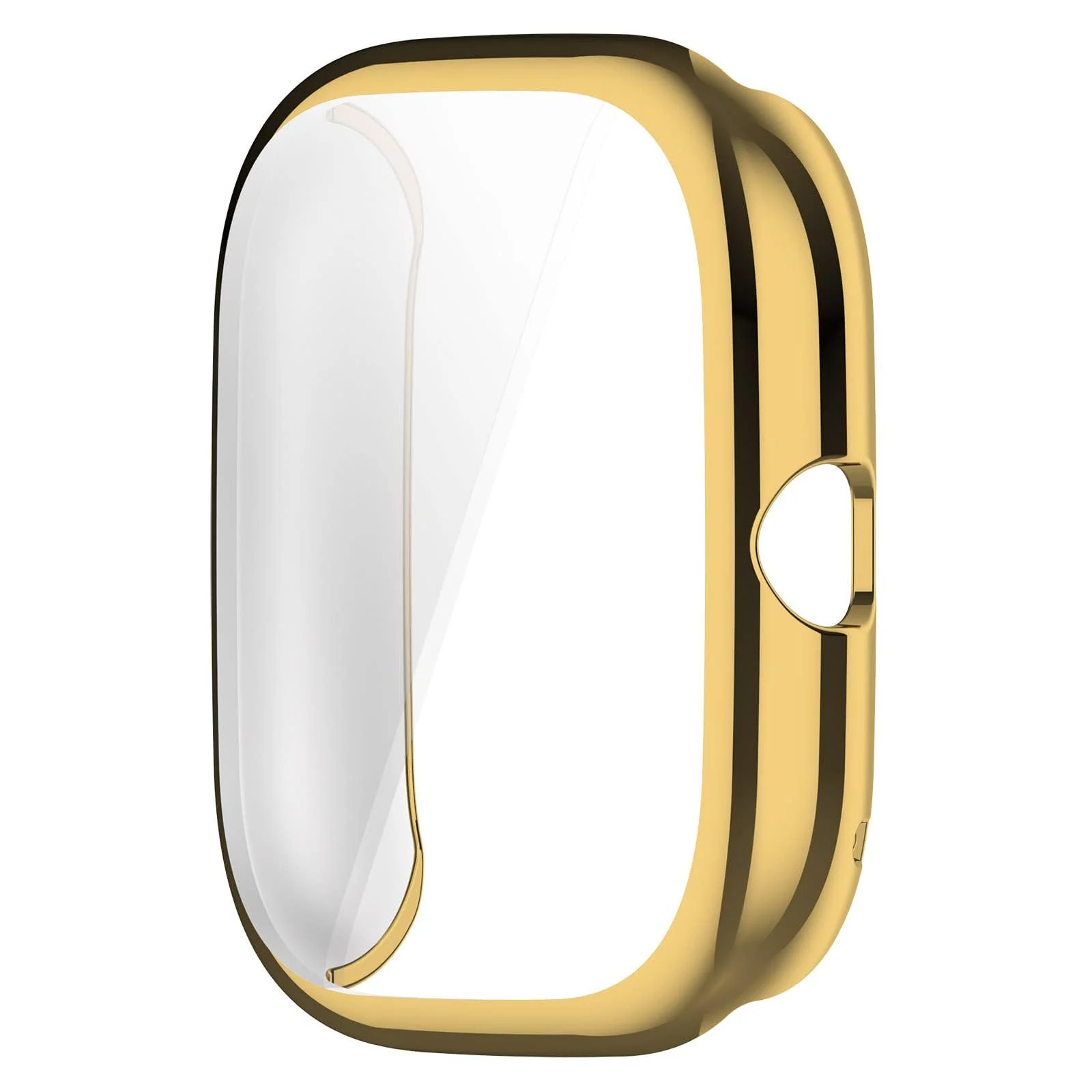DL3 Mobilak Case Compatible with Amazfit GTS 4 Mini (Not for GTS4) Case All-Around Screen Protector Watch Soft TPU Shockproof Cover Slim Guard Thin Bumper Shell Protector - Gold