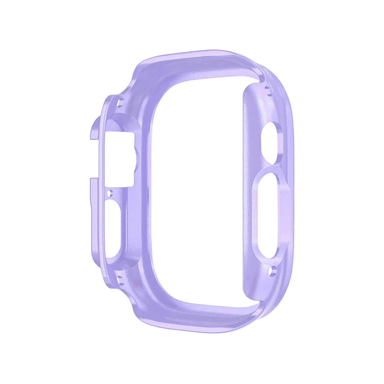 DL3 Mobilak Compatible For Apple Watch Ultra Case 49mm, Shockproof Ultra-Thin Hard PC Bumper Case All-Around Edge Protective Cover Frame[NO Screen Protector] for iWatch Accessories - Purple