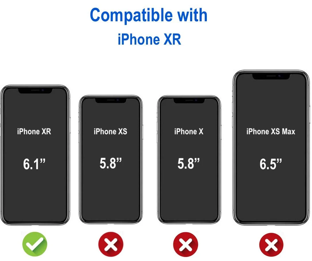 DL3 Mobilak Generic Case Compatible with iPhone XR Case Crystal Soft TPU Gel Case Flexible Silicone Anti-Scratch Camera Protection TPU Cover - Clear