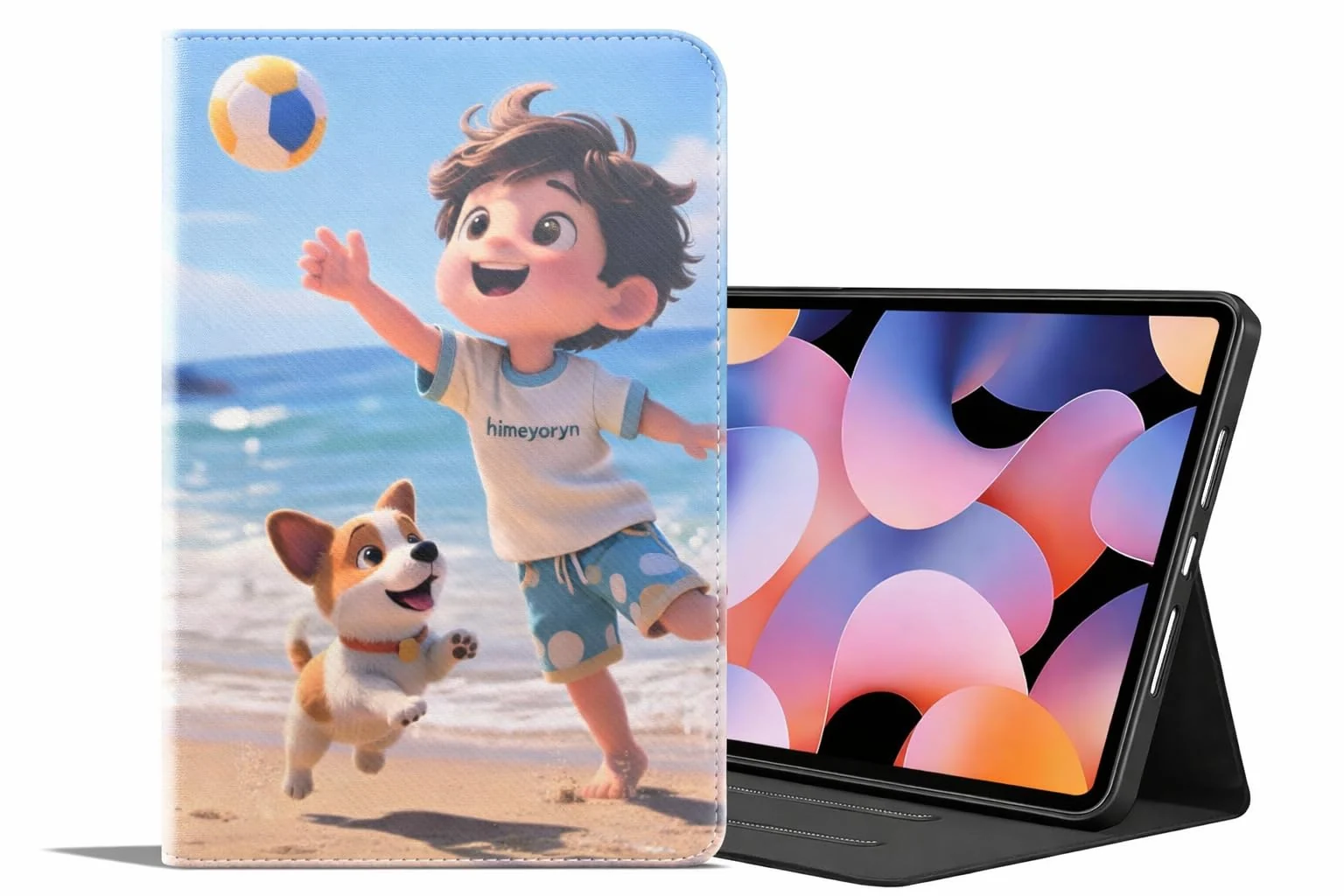 DL3 Mobilak Case for Samsung Galaxy Tab A7 (SM-T500 / T505) 10.4 inch 2020, Slim PU Leather Folio with Adjustable Stand, 3D Pattern Shock-Absorbing Tablet Cover