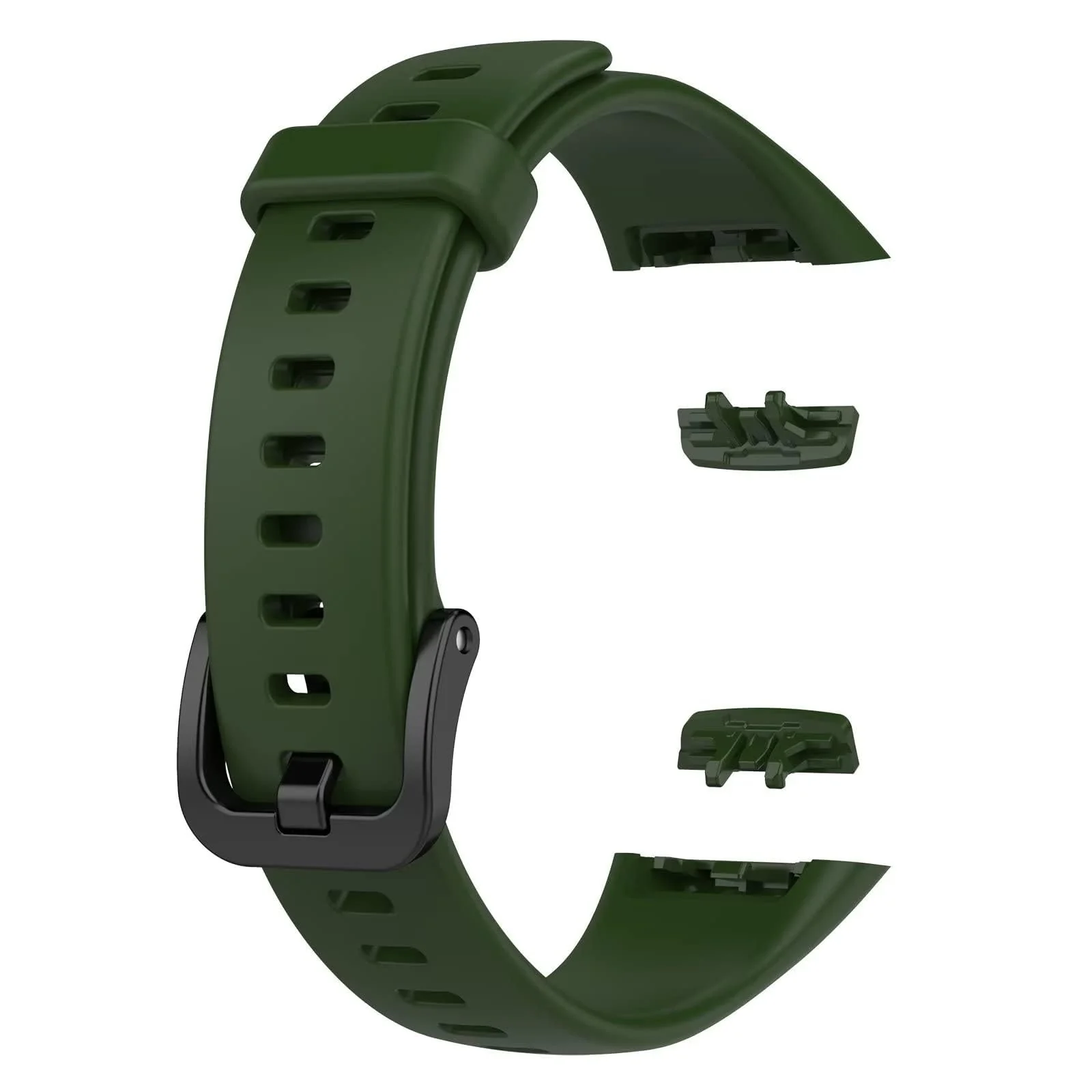 DL3 Mobilak Bracelet Compatible With Huawei Band 6/Honor Band 6/Band 6 Pro/Band 6 NFC Wristbands for Men Women, Silicone Strap, Waterproof Sports Replacement Straps - Green