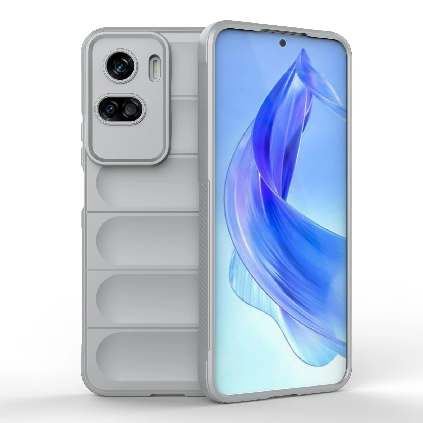 DL3 Mobilak Rugged Protective Case for Honor 90 Lite, Camera protection, Shock-absorbing protection, Non-slip grip - Gray