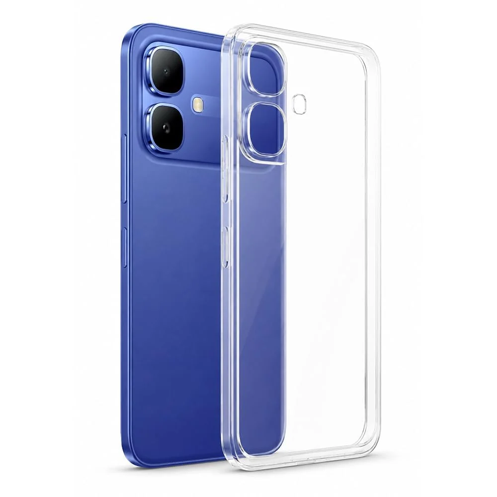 Mobigon Case Compatible with Infinix Smart 20, Case Crystal Soft TPU Gel Case Flexible Silicone Anti-Scratch Camera Protection TPU Cover - Clear