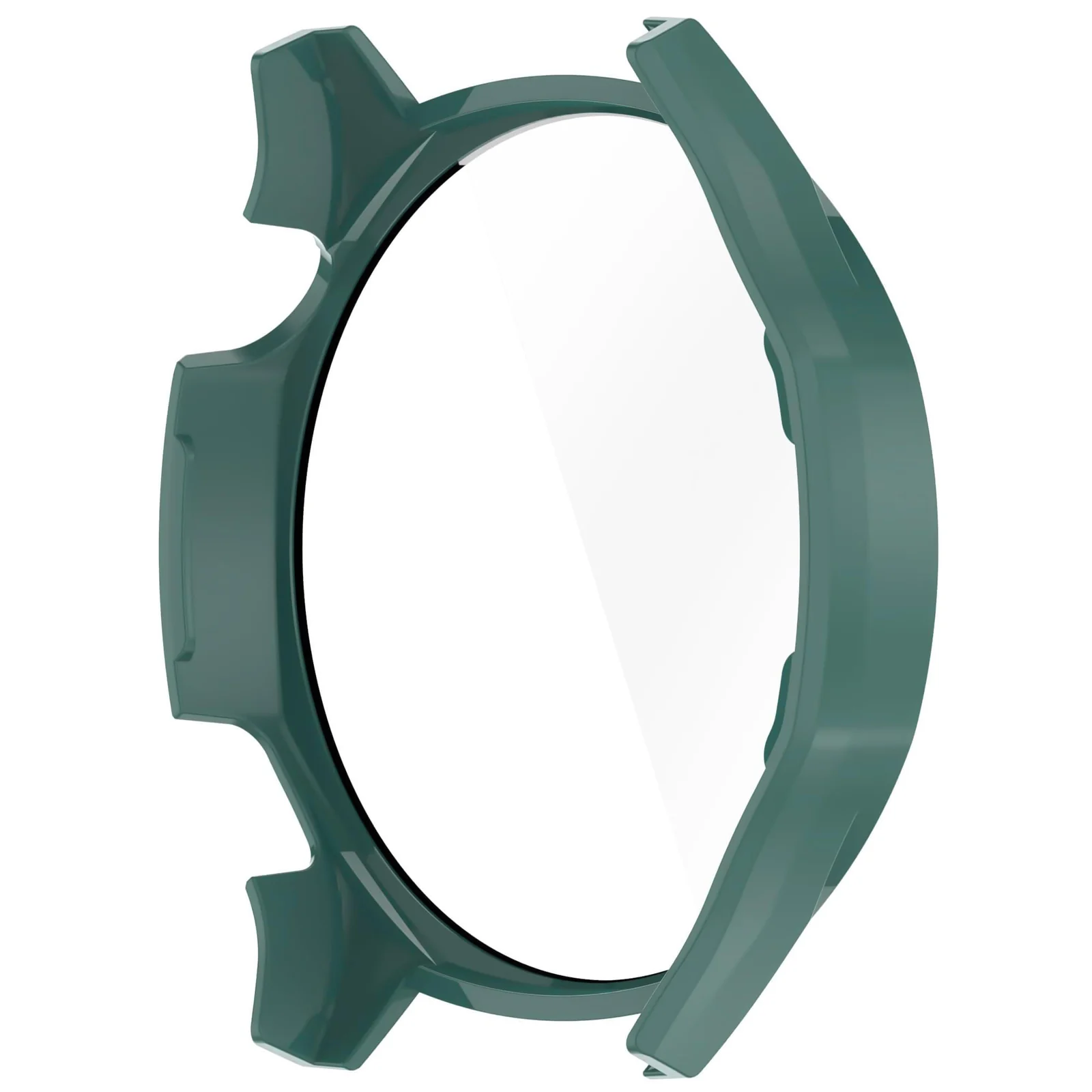 DL3 MOBILAK Full-Coverage Watch Case with Tempered Glass for Huawei Watch GT 4 46 mm, Green