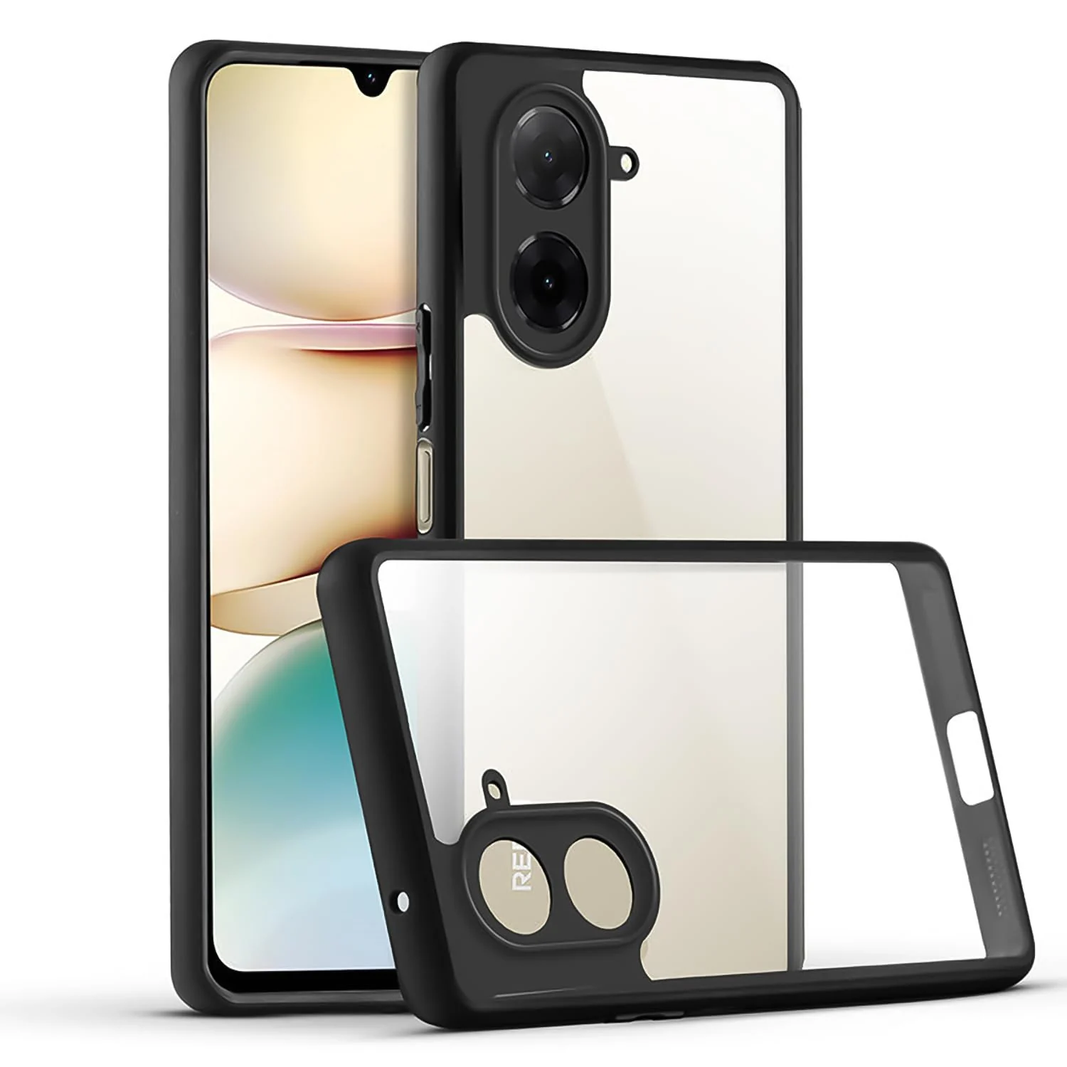 DL3 Mobilak Rugged Protective Case for Xiaomi Redmi A5 4G / Poco C71, Camera protection, Shock-absorbing protection, Scratch-resistant surface - Black