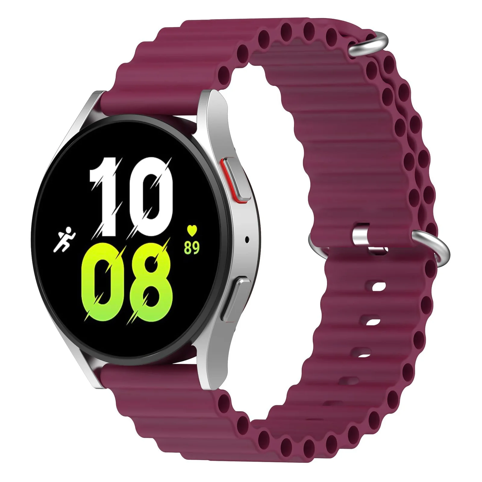 DL3 Mobilak 20mm Ocean Band for Samsung Galaxy Watch 7/6/5/4/FE Band 40mm 44mm/Galaxy Watch 6/4 Classic Bands 47mm 43mm 46mm 42mm/Watch 5 pro 45mm/3 41mm/Active 2, Adjustable Soft Silicone Sport Loop Ocean Strap