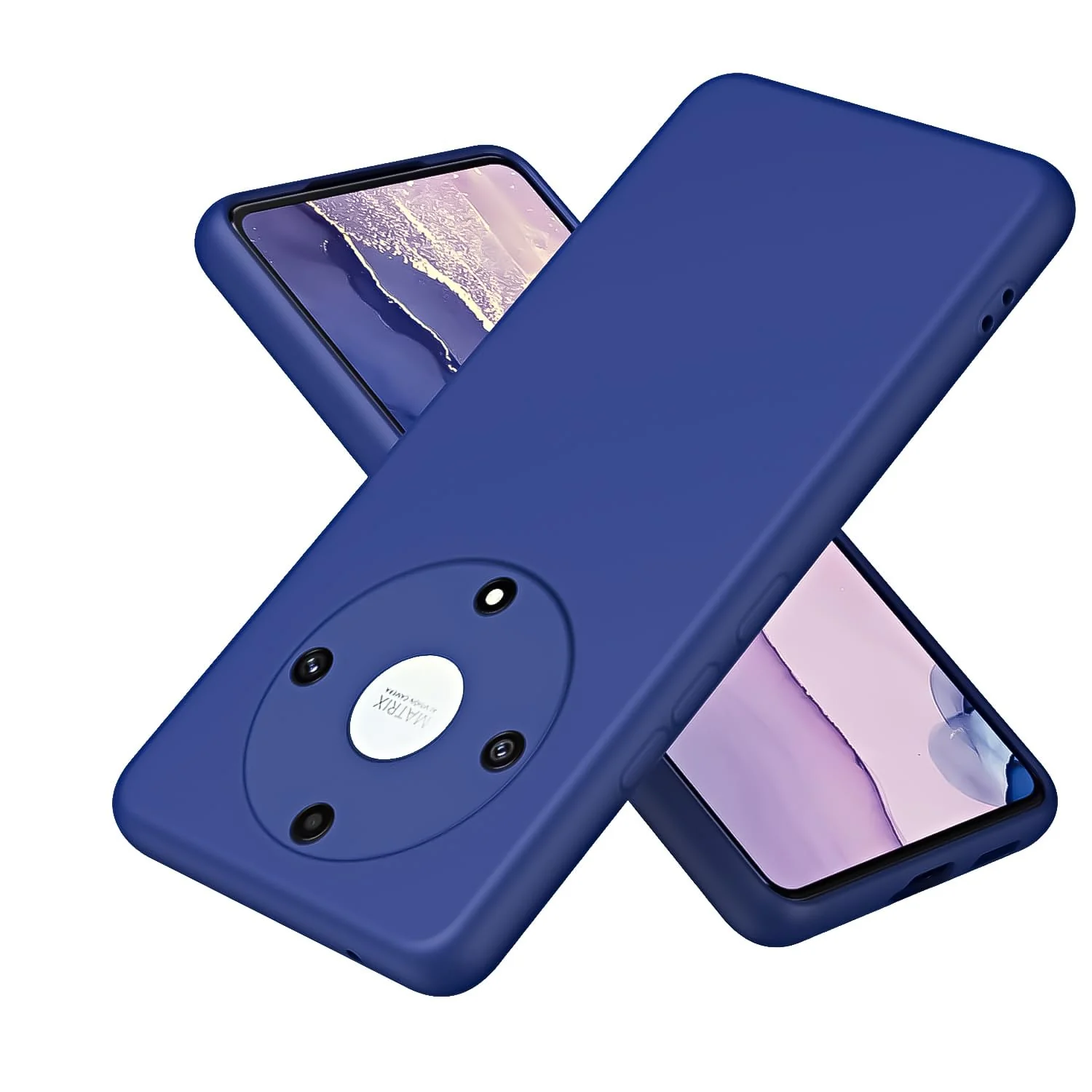 Dl3 Mobilak Honor X9a 5G / Honor Magic 5 Lite Case,Soft Flexible Silicone Gel Rubber Bumper Cover,Full Body Shockproof Protective Phone Case (Black)
