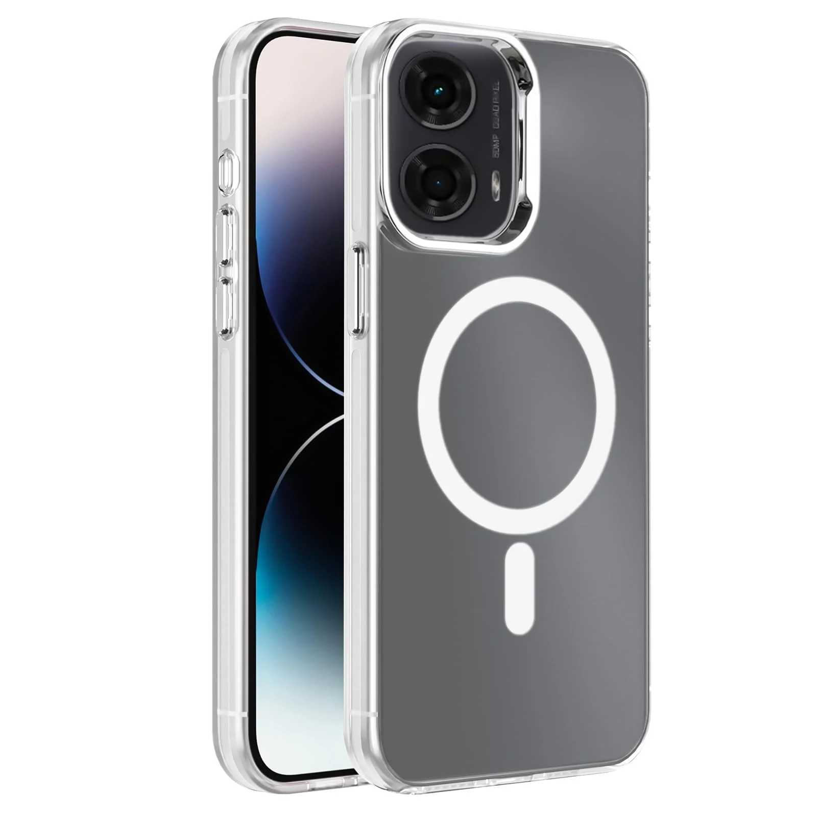 DL3 Mobilak Case For Motorola Moto G85 5G Case Crystal [Not Compatible with MagSafe] Soft TPU Gel Case Flexible Silicone Anti-Scratch TPU Cover - Clear