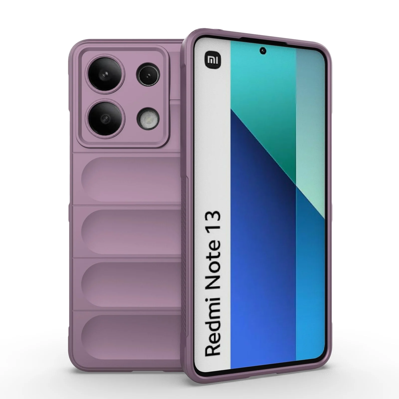 DL3 Mobilak Rugged Protective Case for Xiaomi Redmi Note 13 4G, Camera protection, Shock-absorbing protection, Non-slip grip - Purple