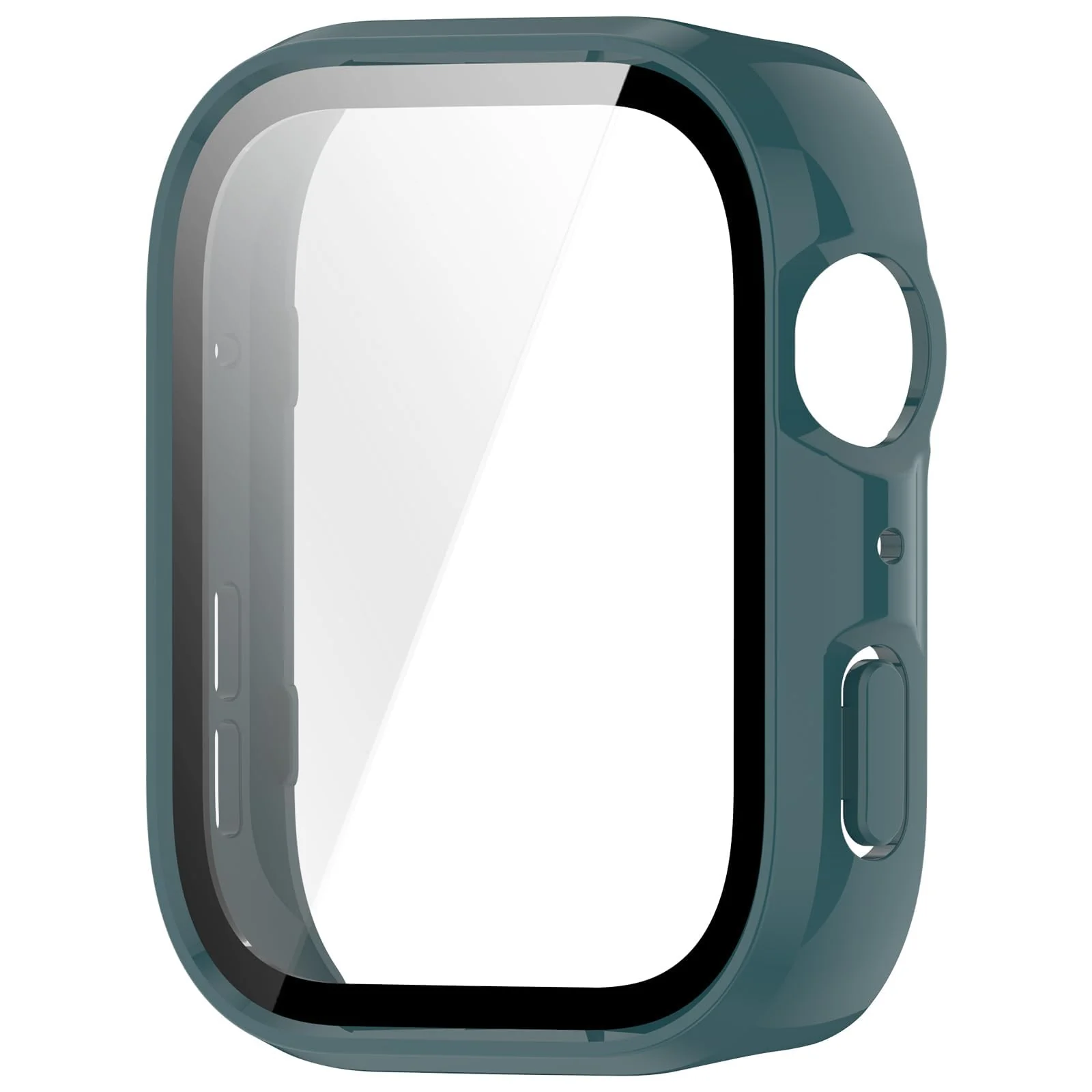 DL3 Mobilak Case Compatible with Huawei Watch Fit 4 Pro, Full Coverage Slim Hard Case Protective Bumper Built-in Tempered Glass Screen Protector Shell for Huawei Watch Fit 4 Pro - Green
