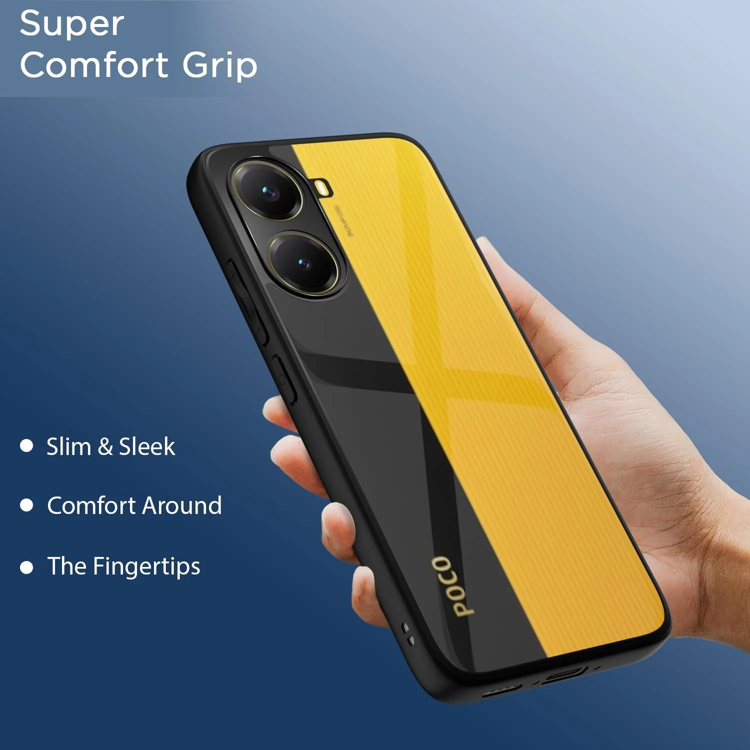 DL3 Mobilak Rugged Protective Case for Xiaomi Poco X7 Pro 5G / Redmi Turbo 4 5G, Camera protection, Shock-absorbing protection, Scratch-resistant surface - Black