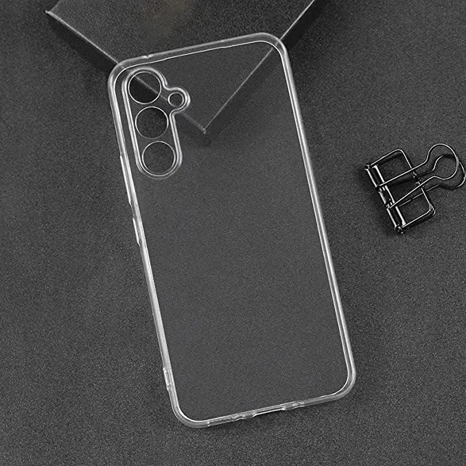 DL3 Mobilak Case Compatible with Samsung Galaxy A36/ Samsung Galaxy A56 4G / 5G, Case Crystal Soft TPU Gel Case Flexible Silicone Anti-Scratch Camera Protection TPU Cover - Clear