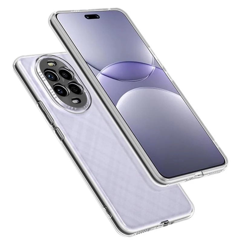 DL3 Mobilak Case Compatible with Huawei Nova 13 Pro, Case Crystal Soft TPU Gel Case Flexible Silicone Anti-Scratch Camera Protection TPU Cover - Clear