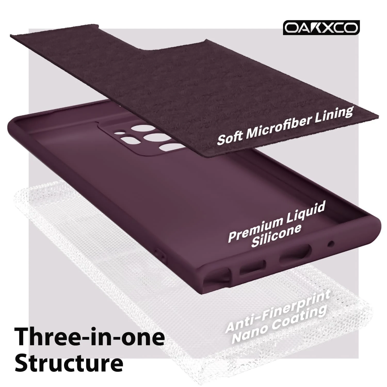 DL3 Mobilak Soft Silicone Gel Bumper Case for Samsung Galaxy Note 20 Ultra - Wine Red