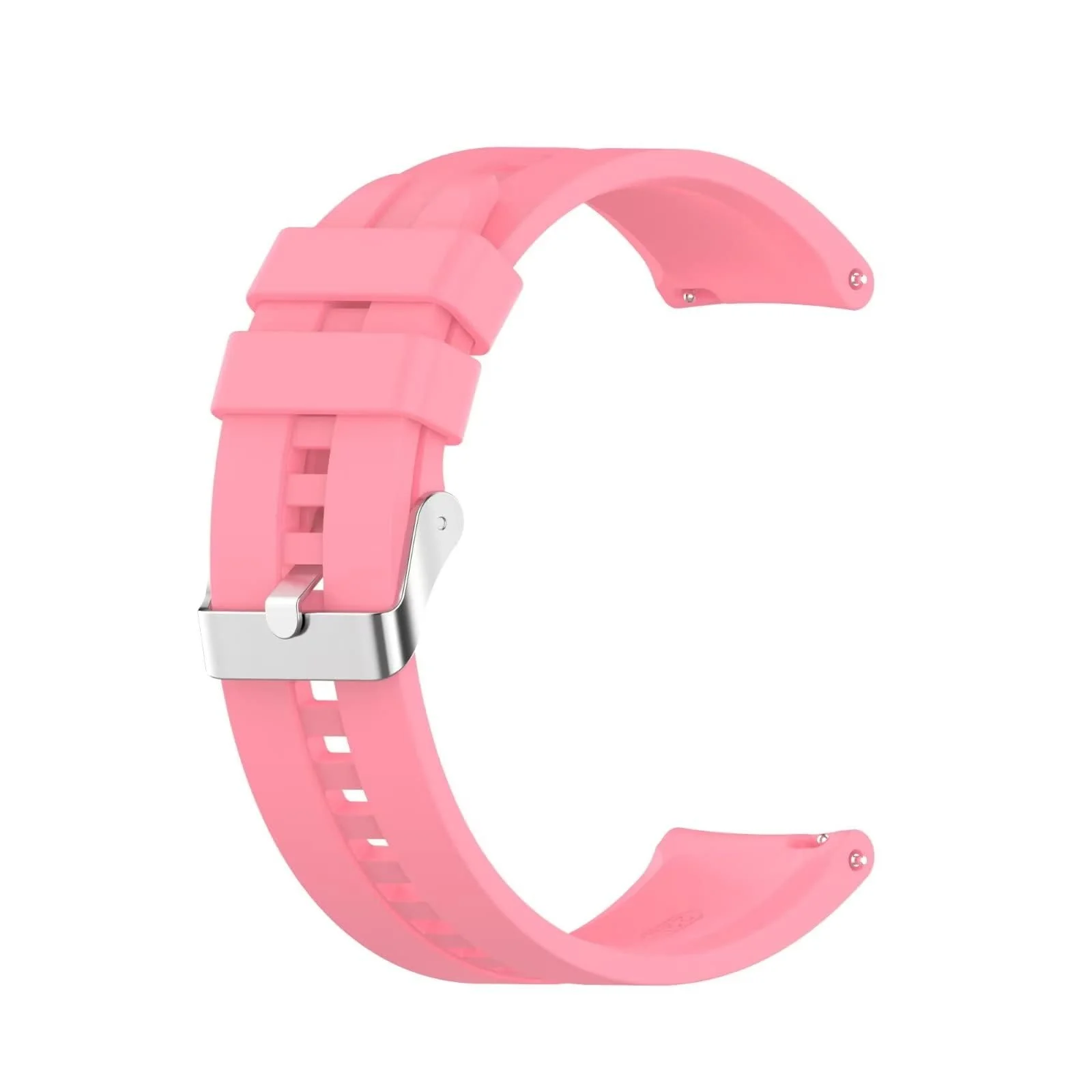 DL3 Mobilak Silicone Bands 20MM Compatible with Samsung Gear Sport/Watch 6/5/4 40mm 44mm/Watch 6 Classic 43mm 47mm/ 5 Pro 45mm/Active 2 40mm 44mm/Amazfit GTS/2/2e/3/3 Pro/4/2 3 4 Mini - Pink