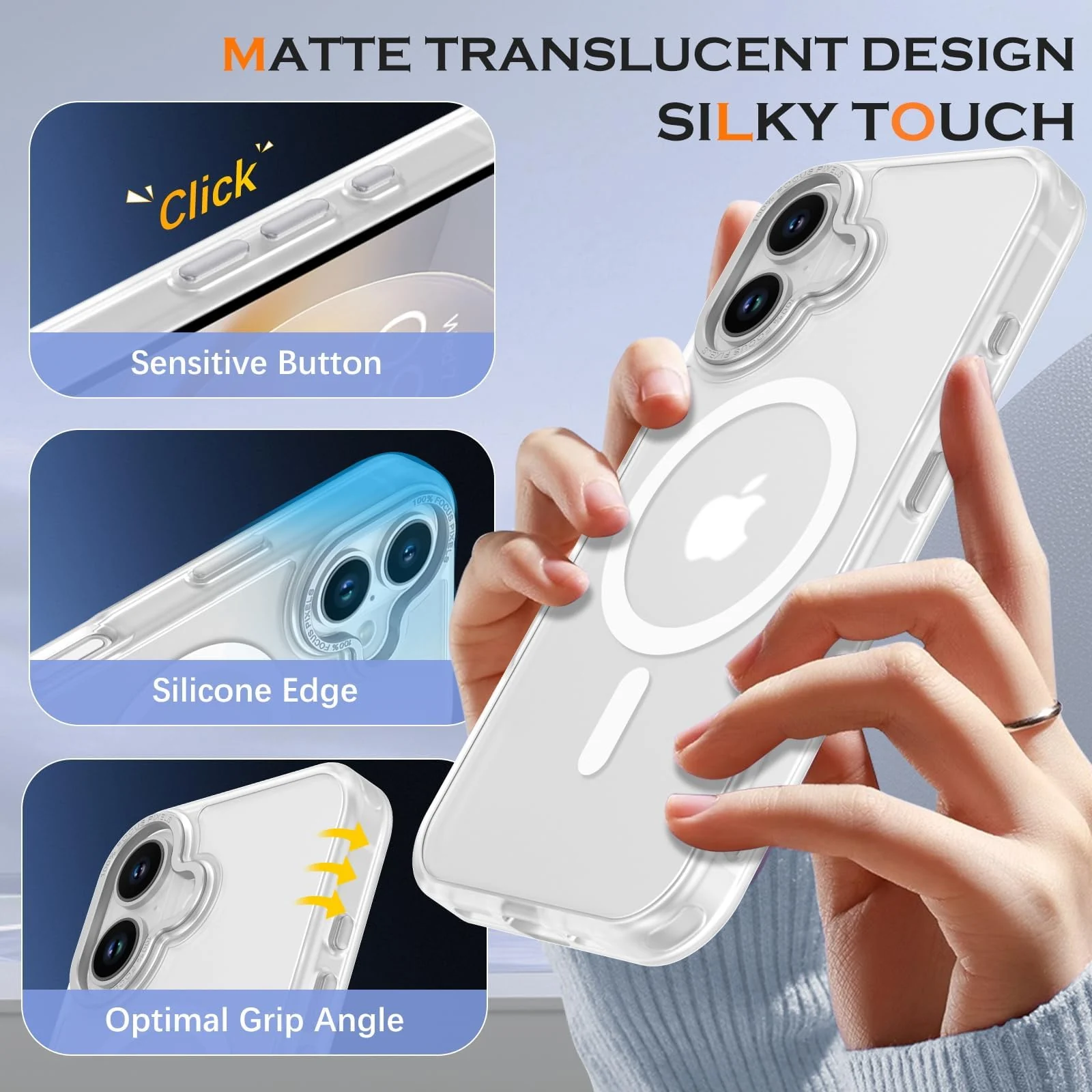DL3 MOBILAK Protective Phone Case for Apple iPhone 17 - White