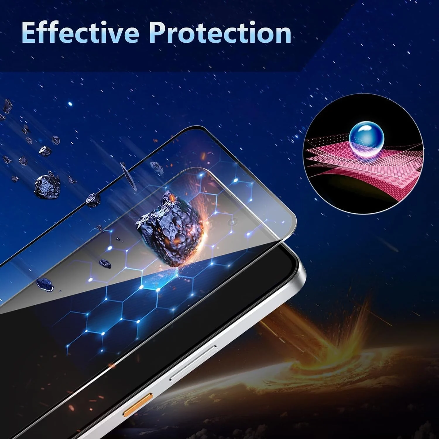 DL3 Mobilak for vivo V70 FE Tempered Glass Screen Protector, 9H Hardness Anti-Scratch Tempered Glass flim, Case Friendly, Anti-Scratch - Clear