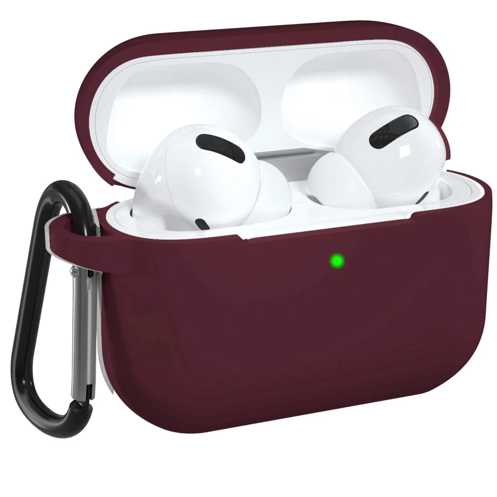 DL3 Mobilak Compatible with AirPods Pro 3 (2025) Generation Case Cover, Protective Silicone Skin with Keychain for Women Men for Apple AirPods Pro Gen 3 (2025), Front LED Visible