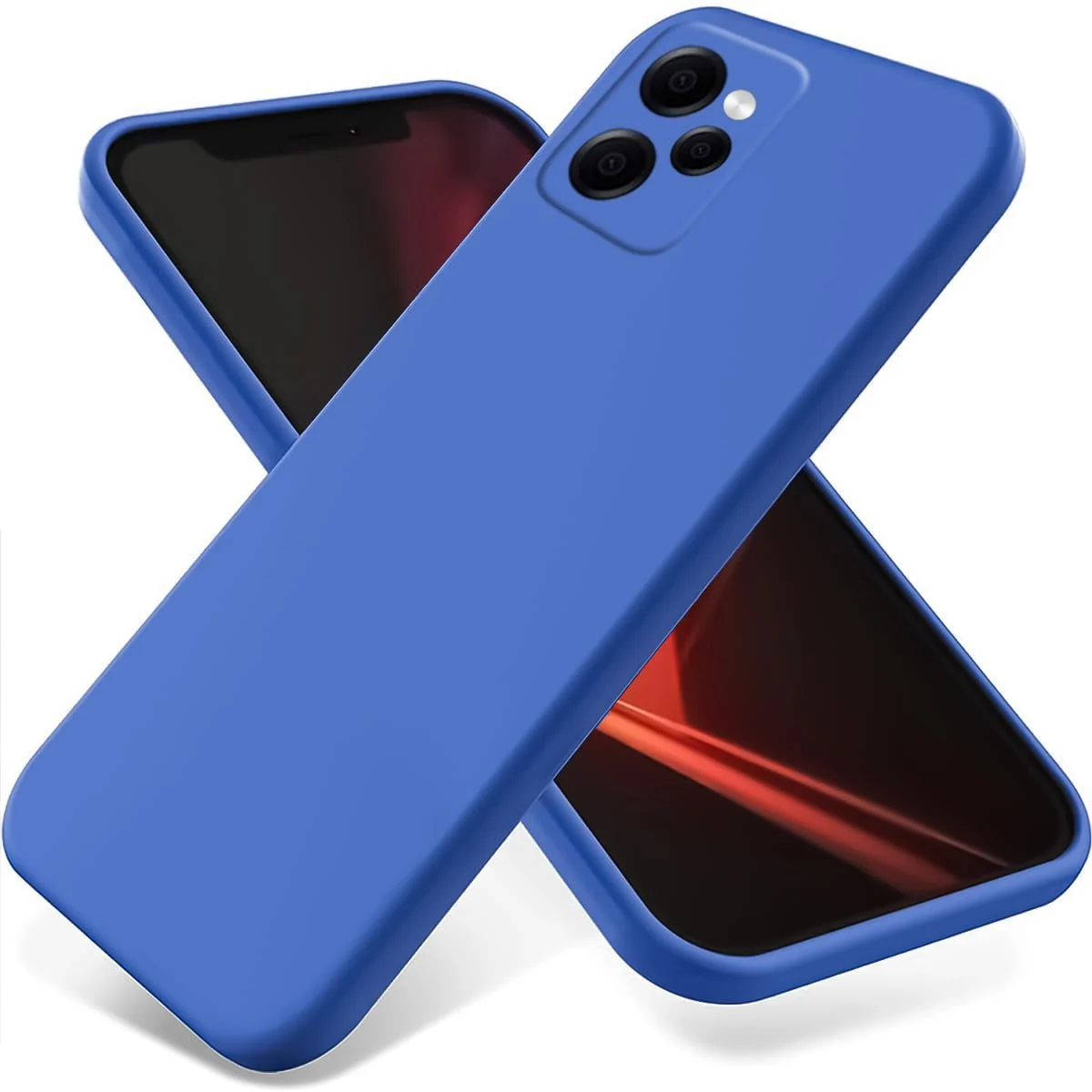 Dl3 Mobilak Huawei Nova Y61 Case,Soft Flexible Silicone Gel Rubber Bumper Cover,Full Body Shockproof Protective Phone Case (Royal Blue)