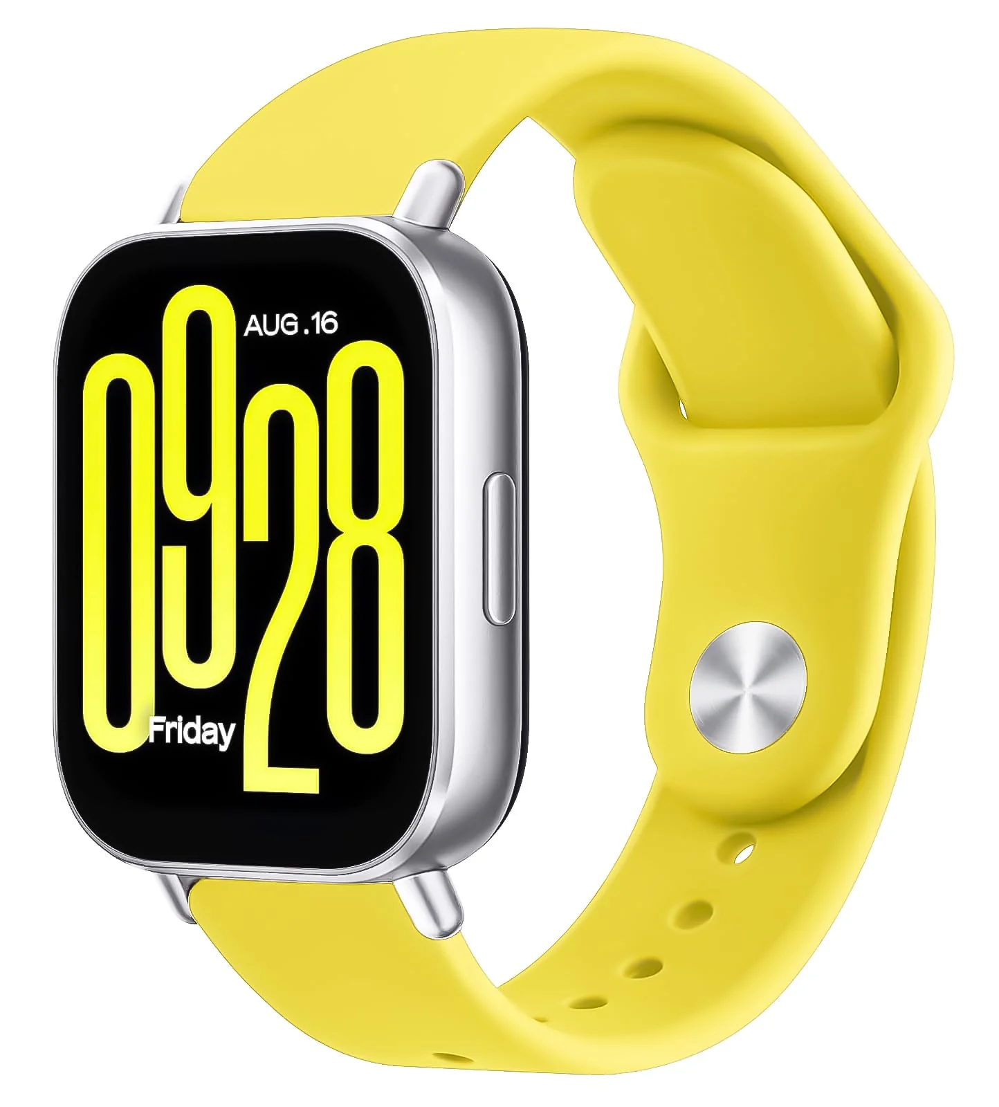 DL3 Mobilak Straps Compatible with Xiaomi Redmi Watch 5 Active/Redmi Watch 5 Lite Bracelets for Men Women, 22mm Soft Silicone Strap, Waterproof Adjustable Band Sports Replacement - Yellow
