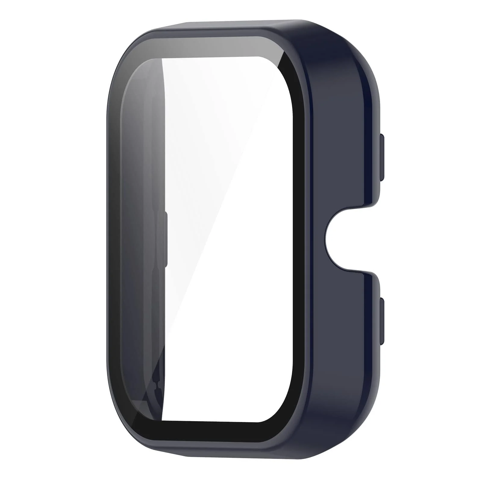 DL3 MOBILAK Full-Coverage Watch Case with Tempered Glass for Amazfit Bip 3 / Bip 3 Pro, Blue