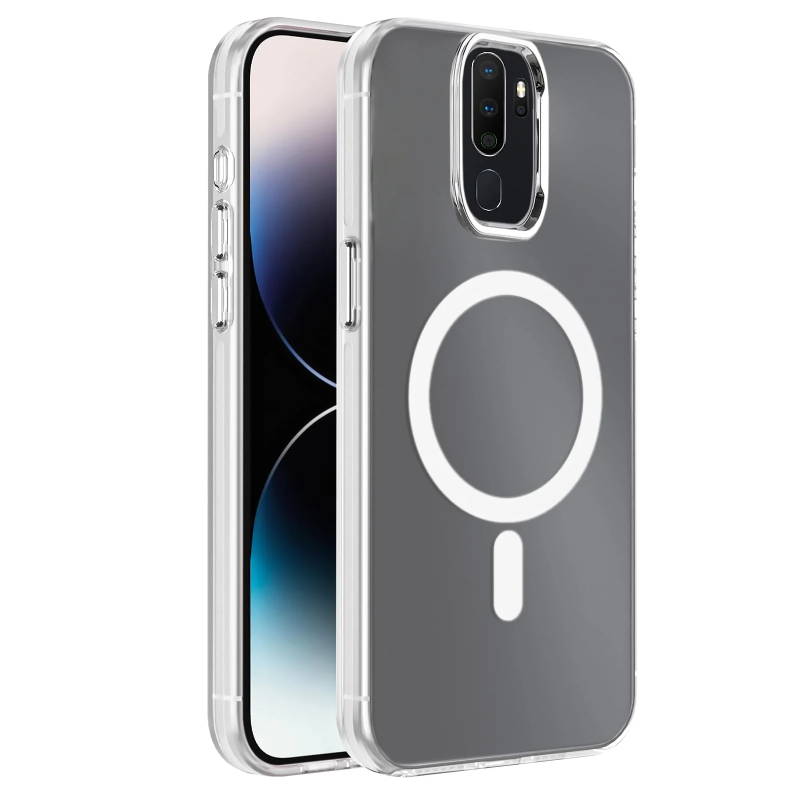 DL3 Mobilak Case For OPPO A9 2020 / OPPO A5 2020 Case Crystal [Not Compatible with MagSafe] Soft TPU Gel Case Flexible Silicone Anti-Scratch TPU Cover - Clear