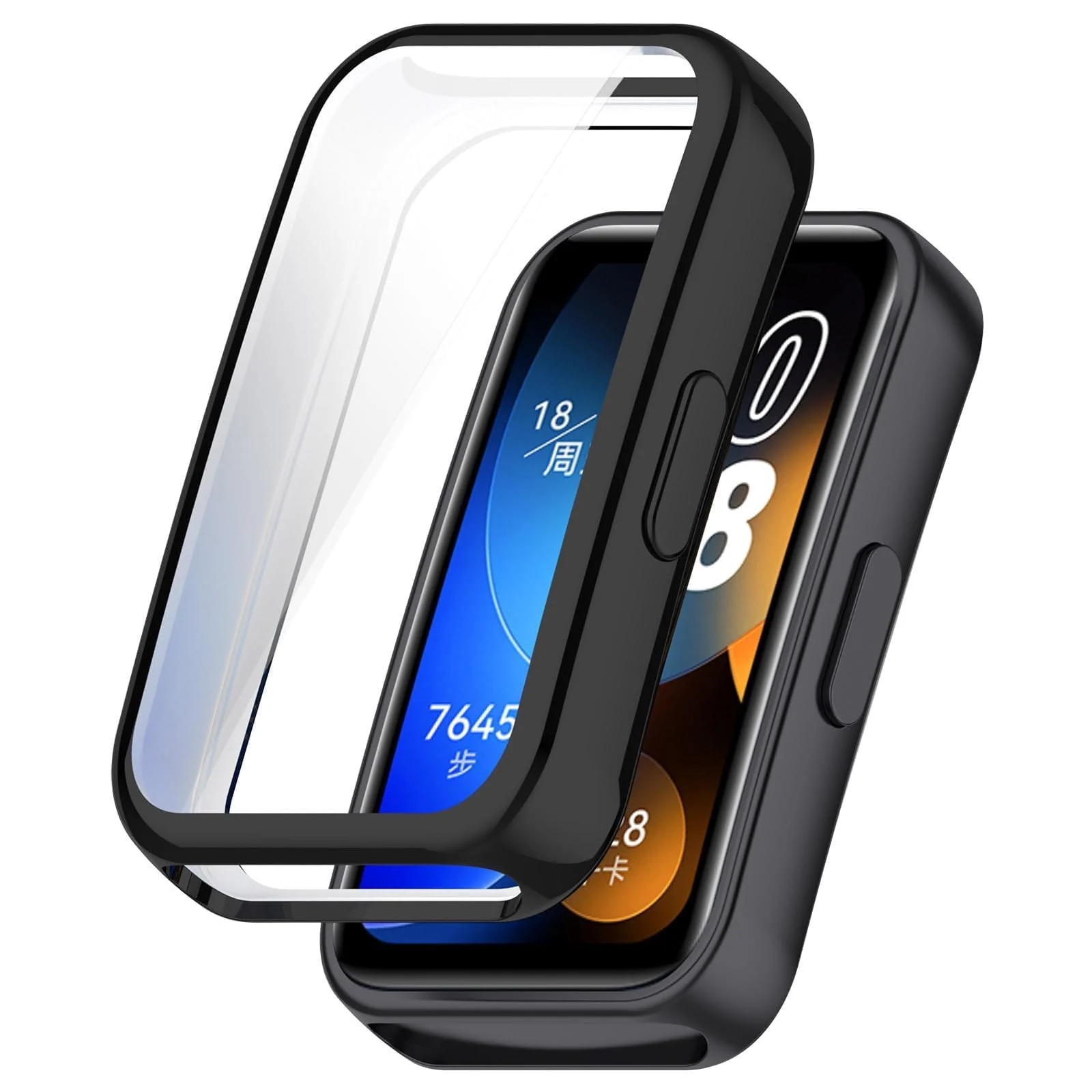 DL3 Mobilak Case for HUAWEI Band 9 / HUAWEI Band 8 TPU Silicon All-Around Screen Protector Cover Bumper Protector Full Cover Screen Protection