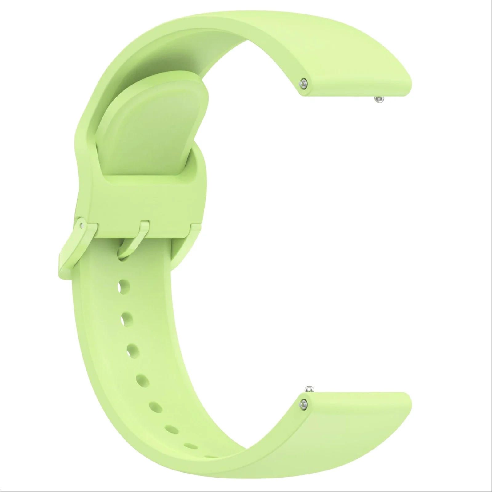 DL3 Mobilak Straps Compatible with Xiaomi Redmi Watch 5 Active/Redmi Watch 5 Lite Bracelet, 22mm Soft Silicone Replacement Band Sports Strap Wristbands [Wear-resistant] [breathable] - Lime