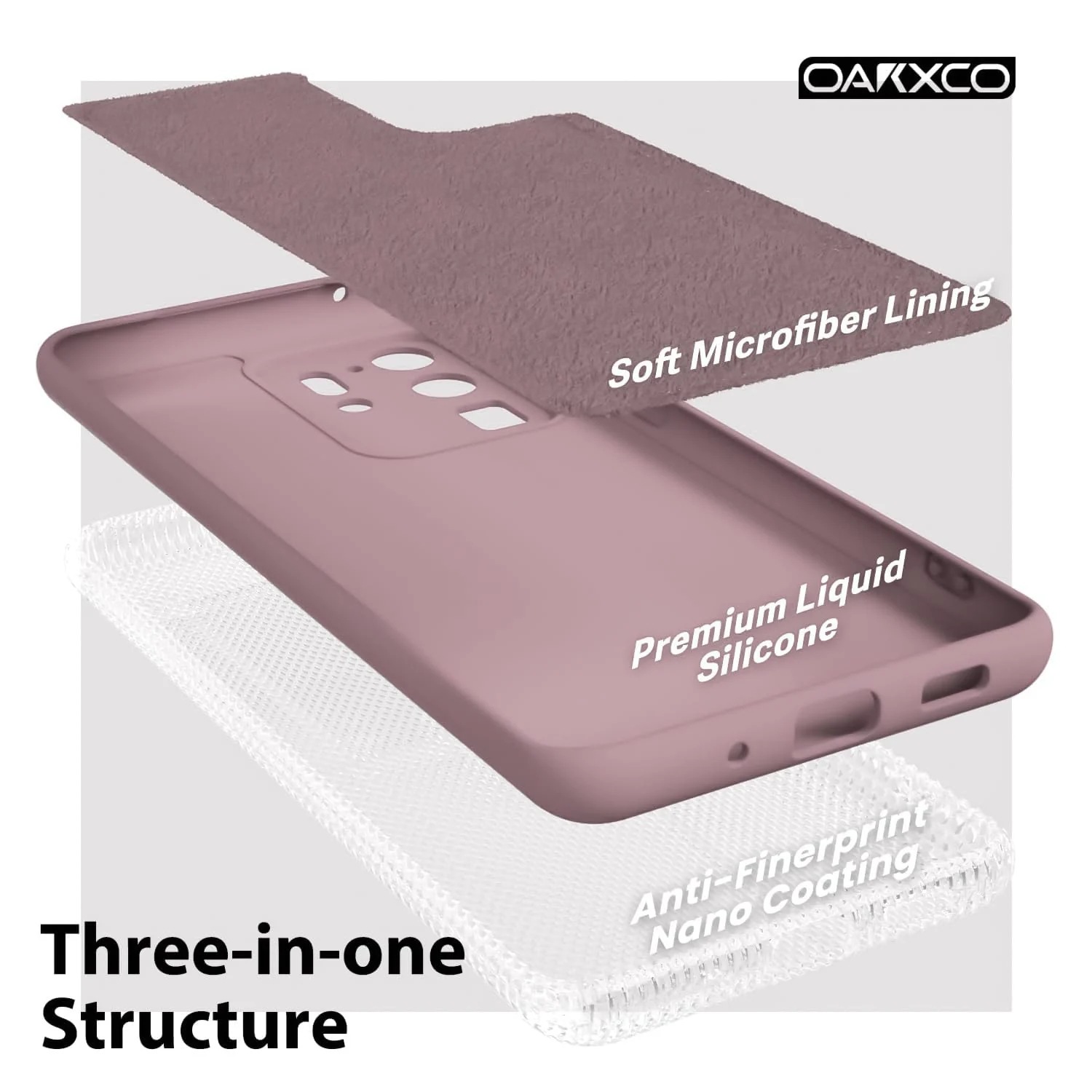 "DL3 Mobilak Samsung Galaxy Note 20 5G (6.7"") Case, Soft Flexible Liquid Silicone Gel Rubber Bumper Cover, Full Body Shockproof Protective Phone Case - Cashmere"