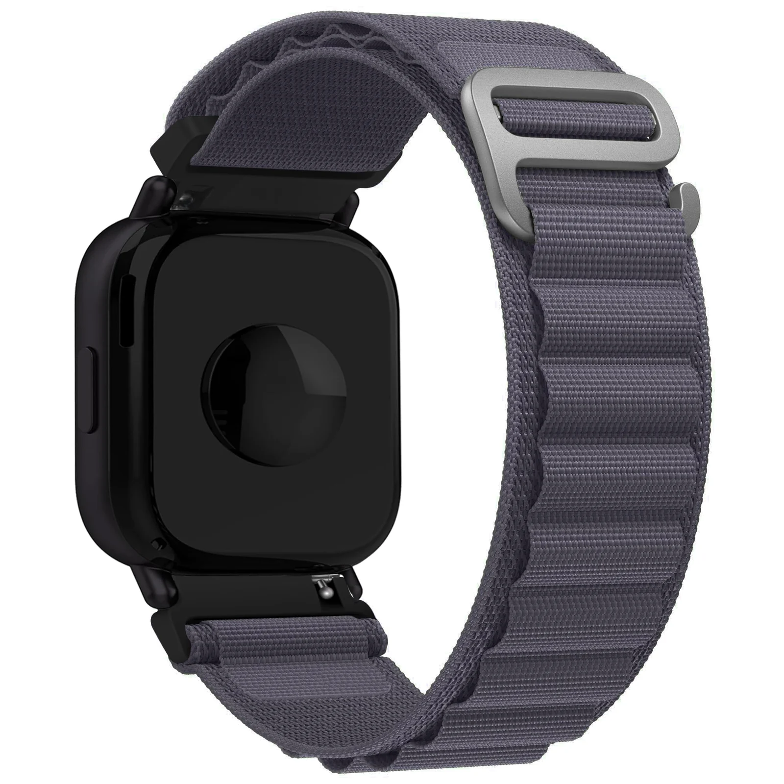 DL3 Mobilak Nylon Band Compatible with Xiaomi Redmi Watch 5 Active/Redmi Watch 5 Lite, 22mm Metal Buckle Sports Watch Strap Men Women Replacement Strap - Deep Purple
