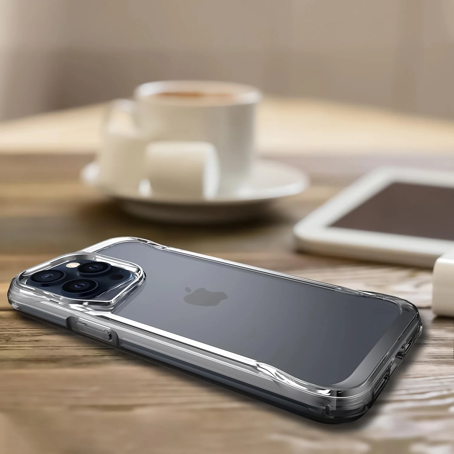 DL3 Mobilak Clear Protective Case for iPhone 12, iPhone 12 Pro - Clear