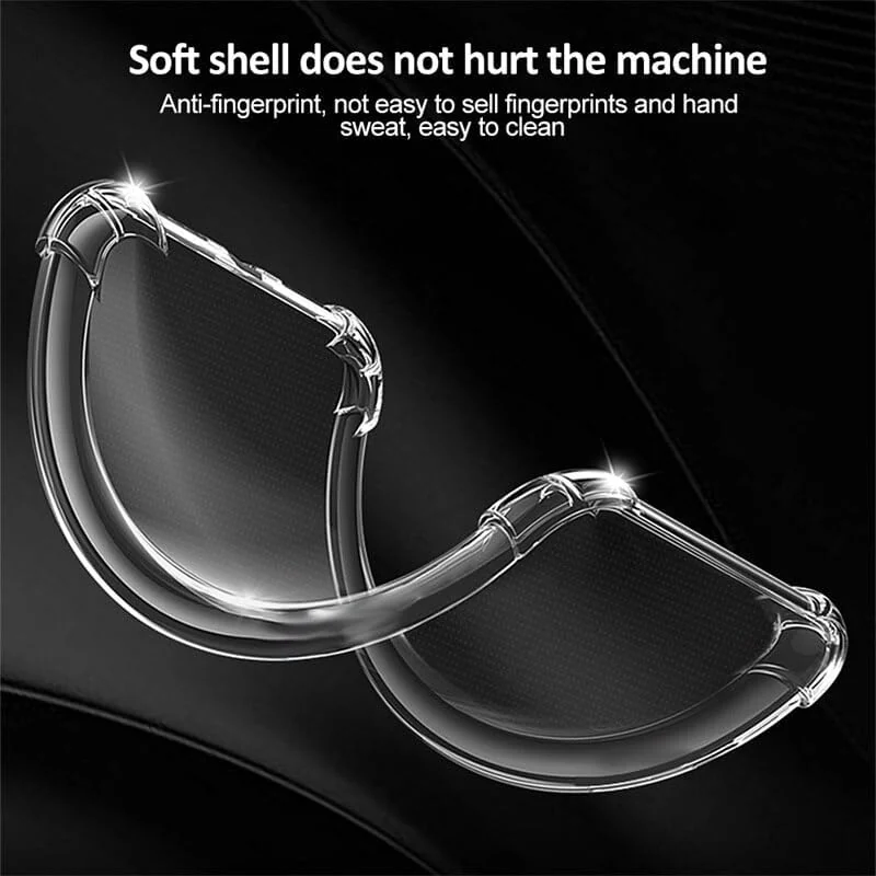 DL3 Mobilak Case Compatible with Google Pixel 8A, Cover SiliconeTransparent TPU Gorilla Anti-shock Protector Camera Shockproof Corners - Clear