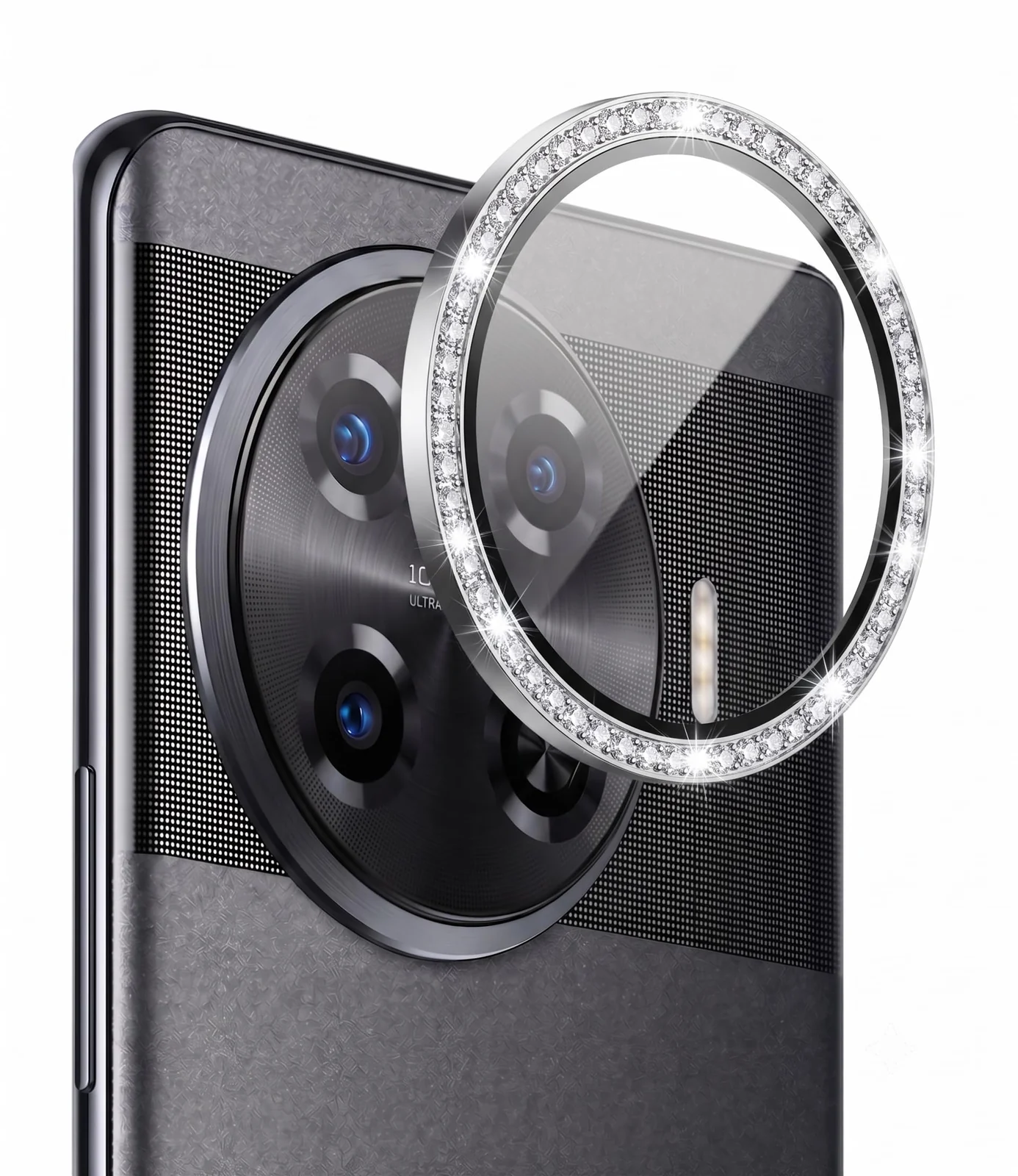 DL3 Mobilak Camera Lens Protector for Tecno Spark 20 Pro+ Plus Accessories, 9H Tempered Glass Metal Individual Ring Camera Cover Screen Protector, Case Friendly, Anti Scratch