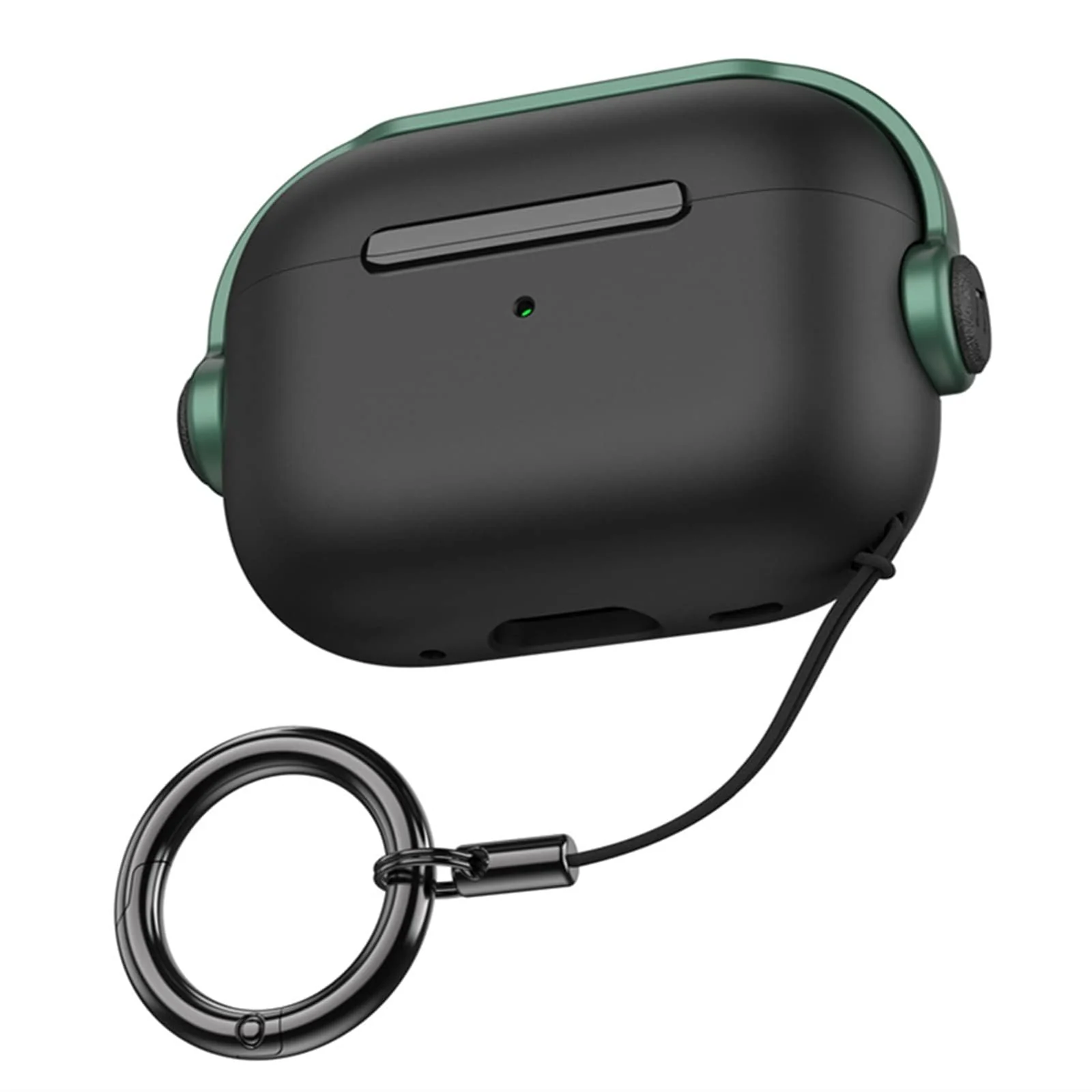 DL3 Mobilak Protective Case for AirPods Pro 2 [With Closure Lid] [Front LED Visible] [With Wrist Strap] Skin Case Compatible with 2022 AirPods Pro 2nd Generation