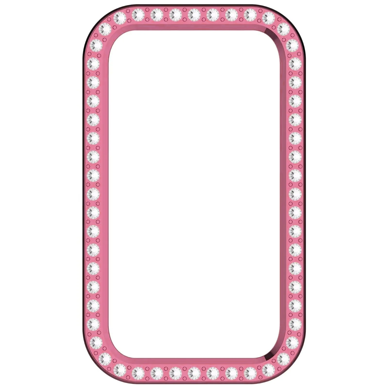 DL3 Mobilak Glitter Rhinestone Protective Case for Huawei Band 10, Huawei Band 9, Huawei Band 8 - Pink