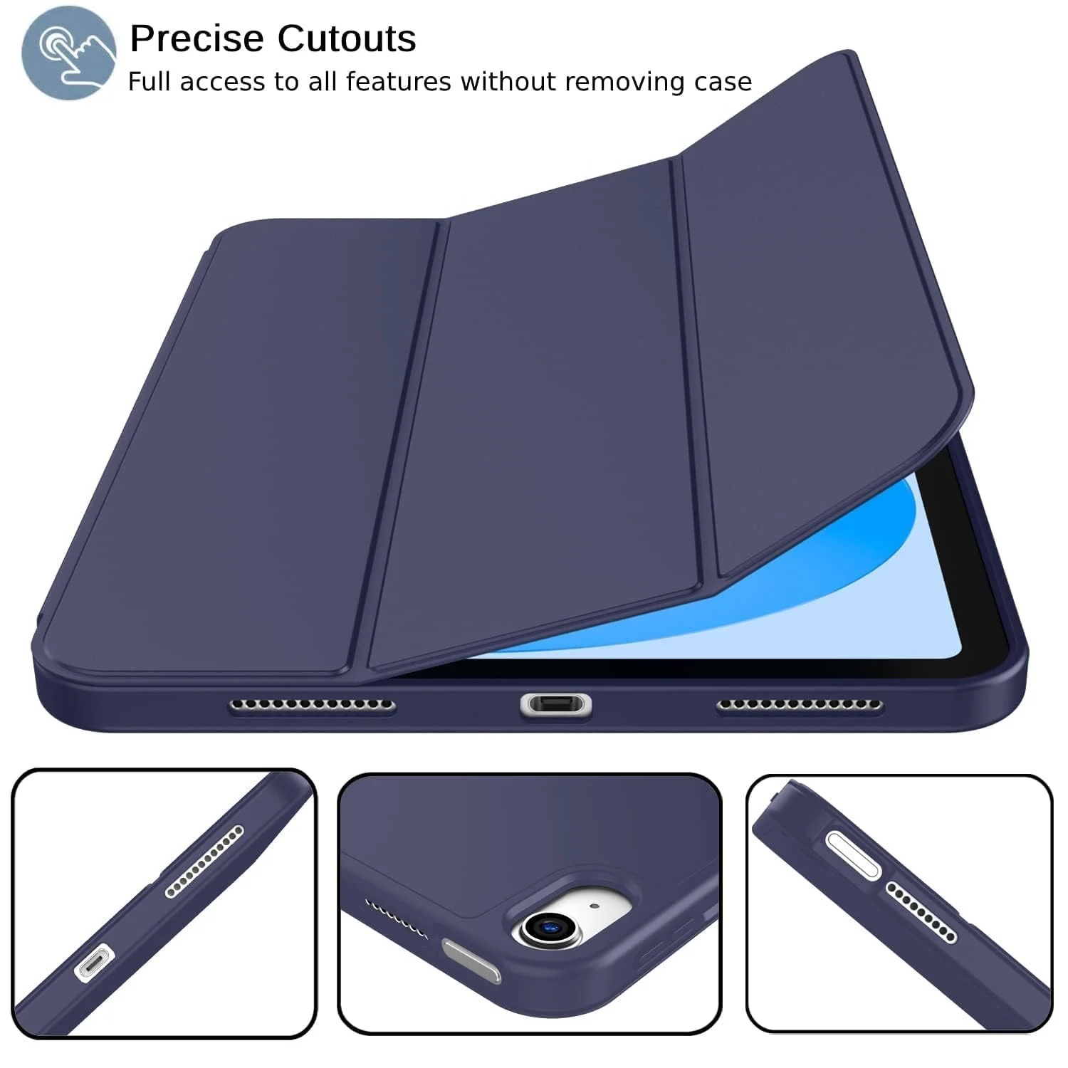 DL3 Mobilak Smart Case For Huawei MatePad 11.5s 2024 11.5 inch (Not matePad 11.5) Cover with Pencil Holder, Soft TPU Smart Stand Back Cover Auto Wake/Sleep - Blue