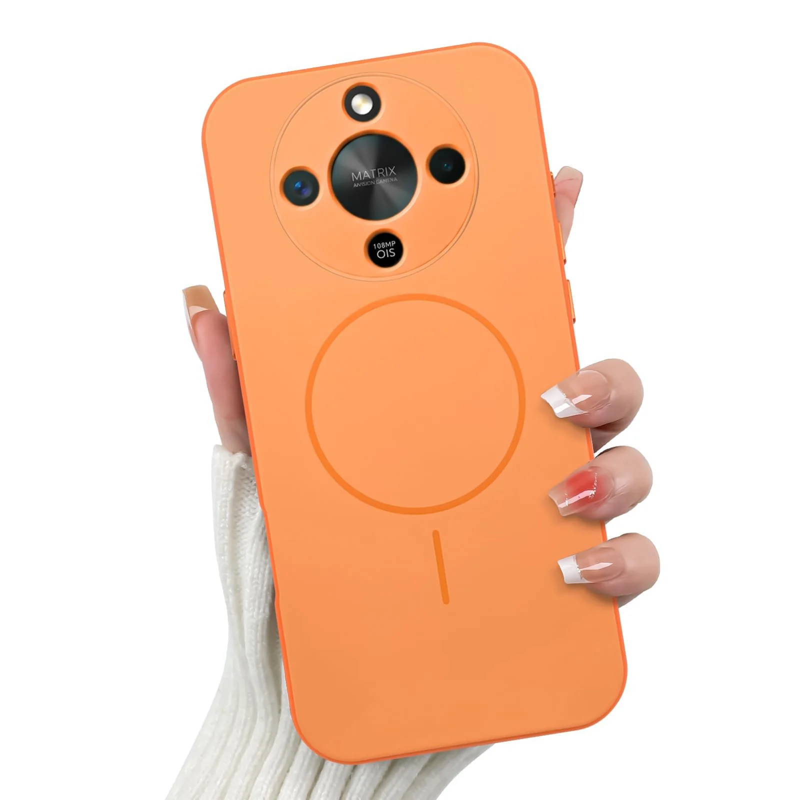 DL3 Mobilak Case For Honor X9D / Magic 8 Lite / X70 Slim Design [Not Compatible with MagSafe] Soft Silicone Case Flexible TPU Anti-Scratch Protective Cover with Full Camera Protection
