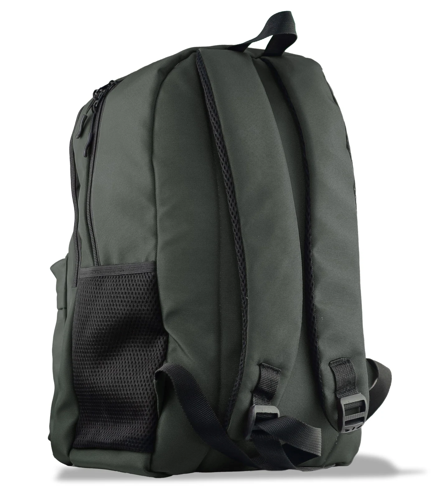 Mobigon Backpack for Student, School Bag, Large Capacity Backpack, Aesthetic Bookbag, Fashion Simple Casual Daypacks for Men Women, For School Shopping Travel Sports Vacation - Dark Green