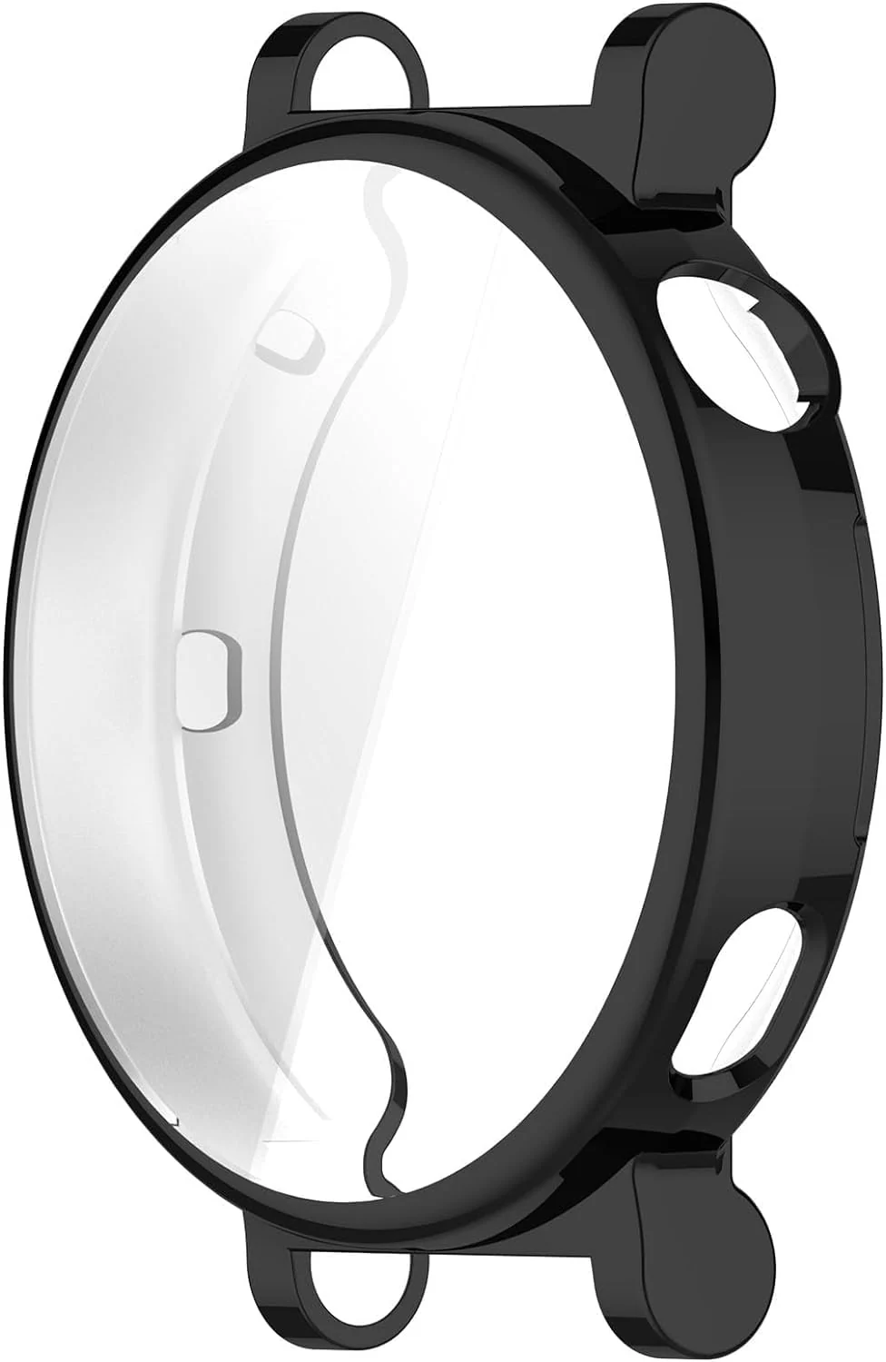 DL3 Mobilak Case Compatible with Huawei Watch GT4 41MM Case All-Around Screen Protector Watch Soft TPU Shockproof Cover Slim Guard Thin Bumper Shell Protector - Black
