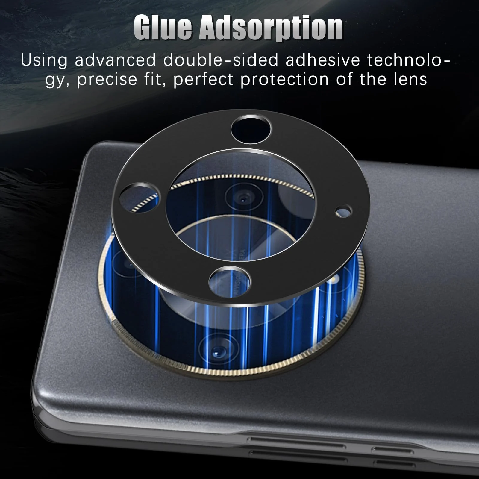 DL3 Mobilak Honor X9b | Honor Magic 6 Lite | X50 Camera Lens Protector Tempered Glass Screen Protector HD [Full Coverage][Anti-Scratch] Drop Protection Ultra Clear/Thin Lens Protector Case - Black